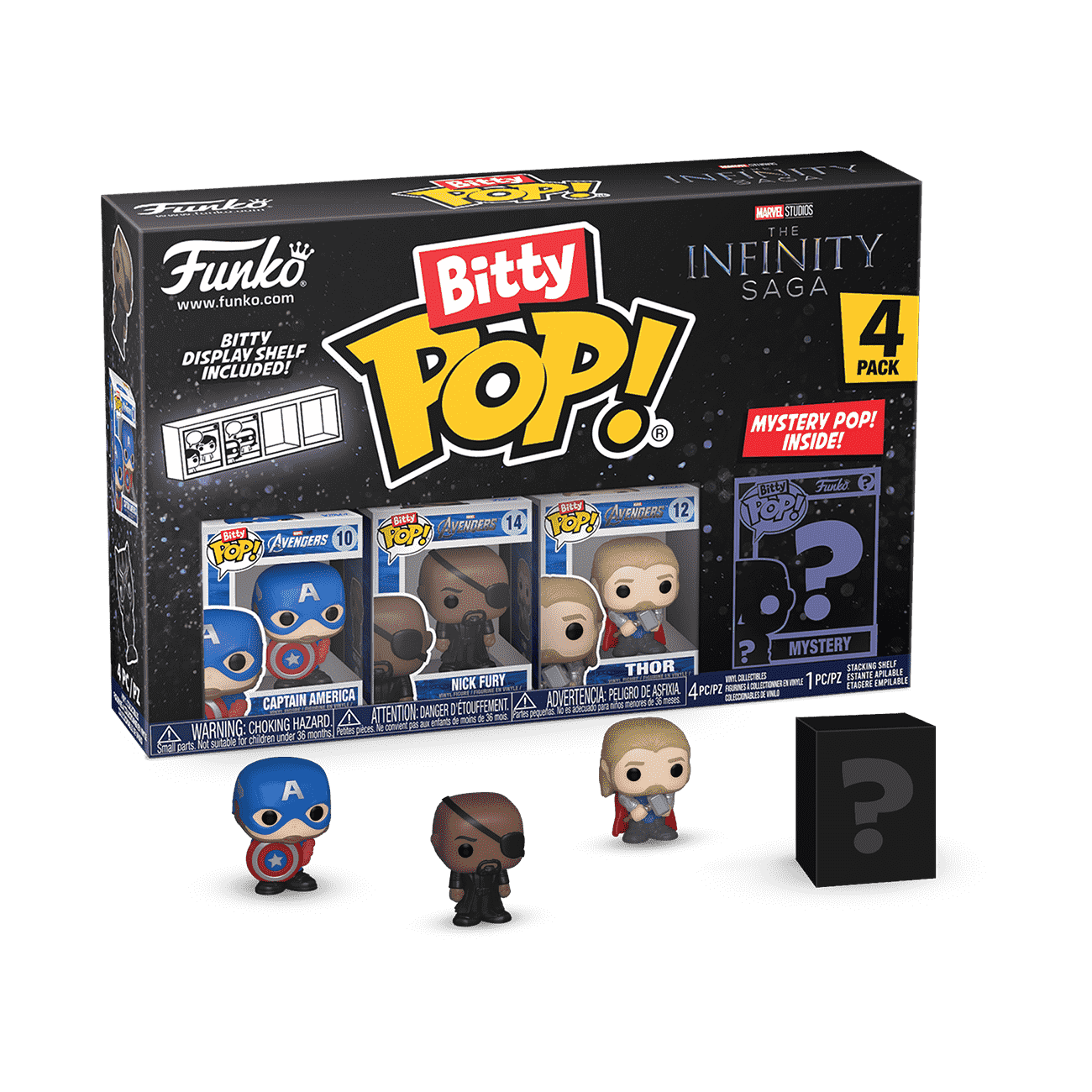 Bitty Pop! Marvel the Infinity Saga 4-Pack Series 1