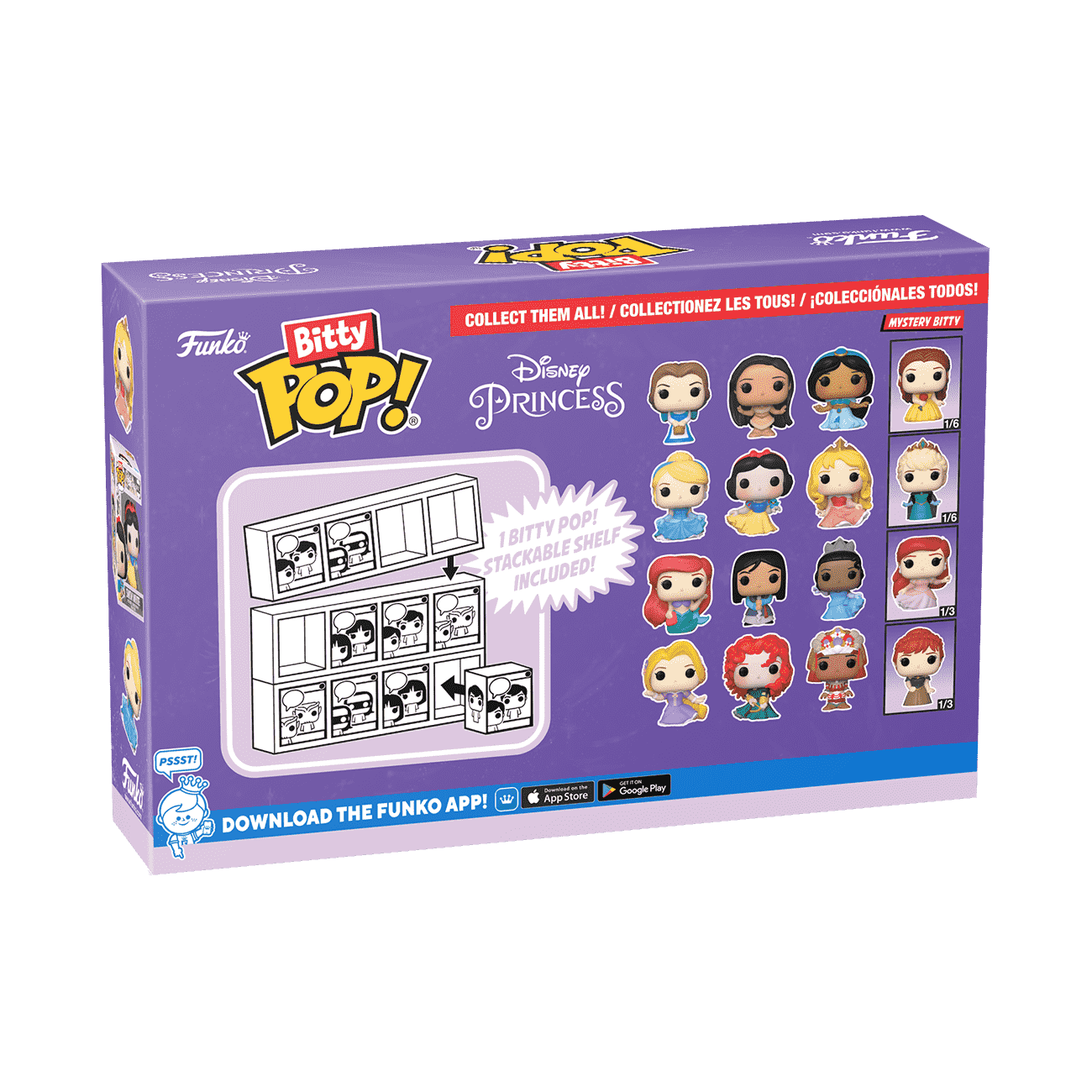 Bitty Pop! Disney Princess 4-Pack Series 1 - Image 3