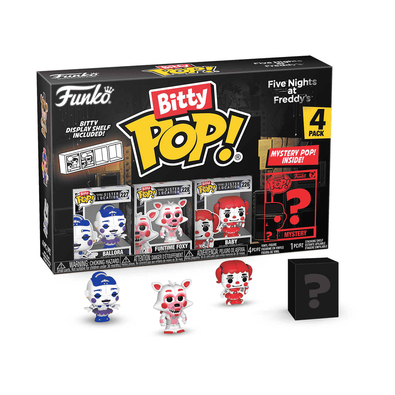 Bitty Pop! Five Nights at Freddy's 4-Pack Series 1