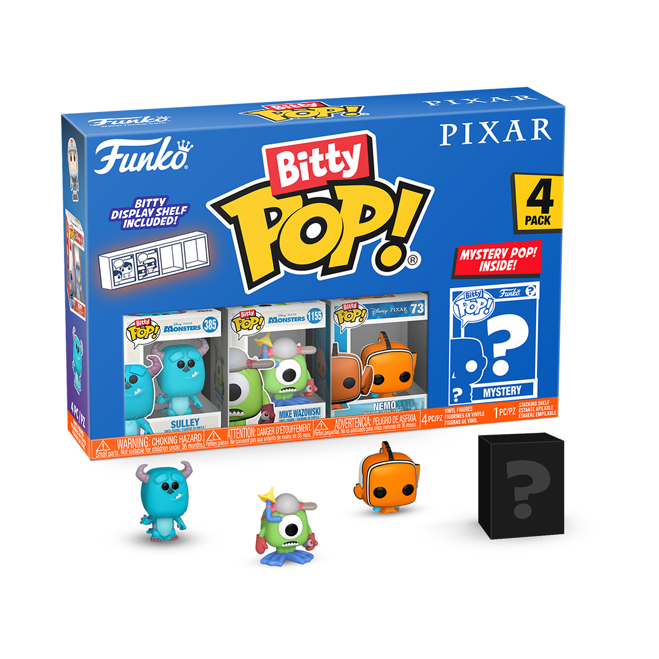 Bitty Pop! Pixar 4-Pack Series 2