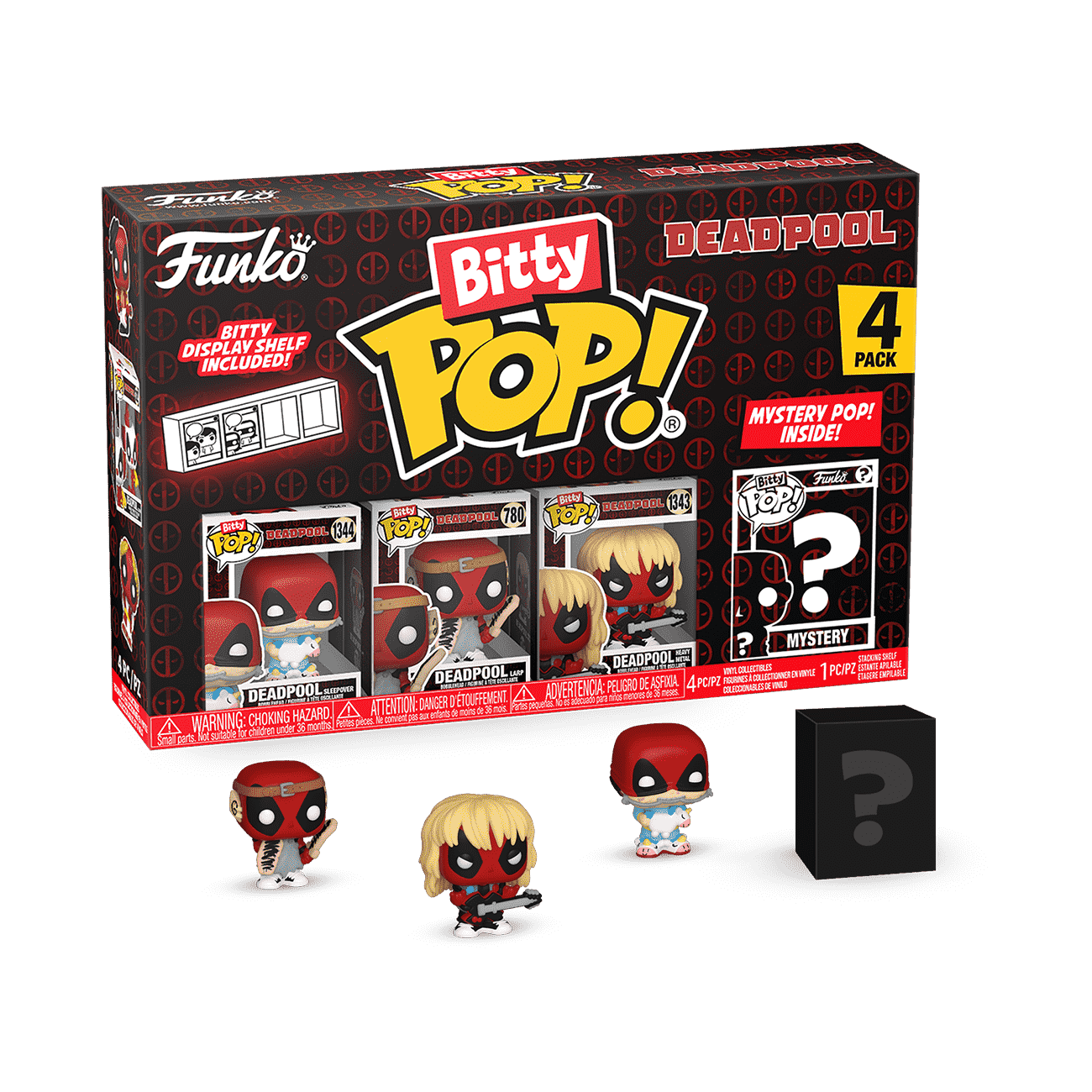 Bitty Pop! Deadpool 4-Pack Series 4