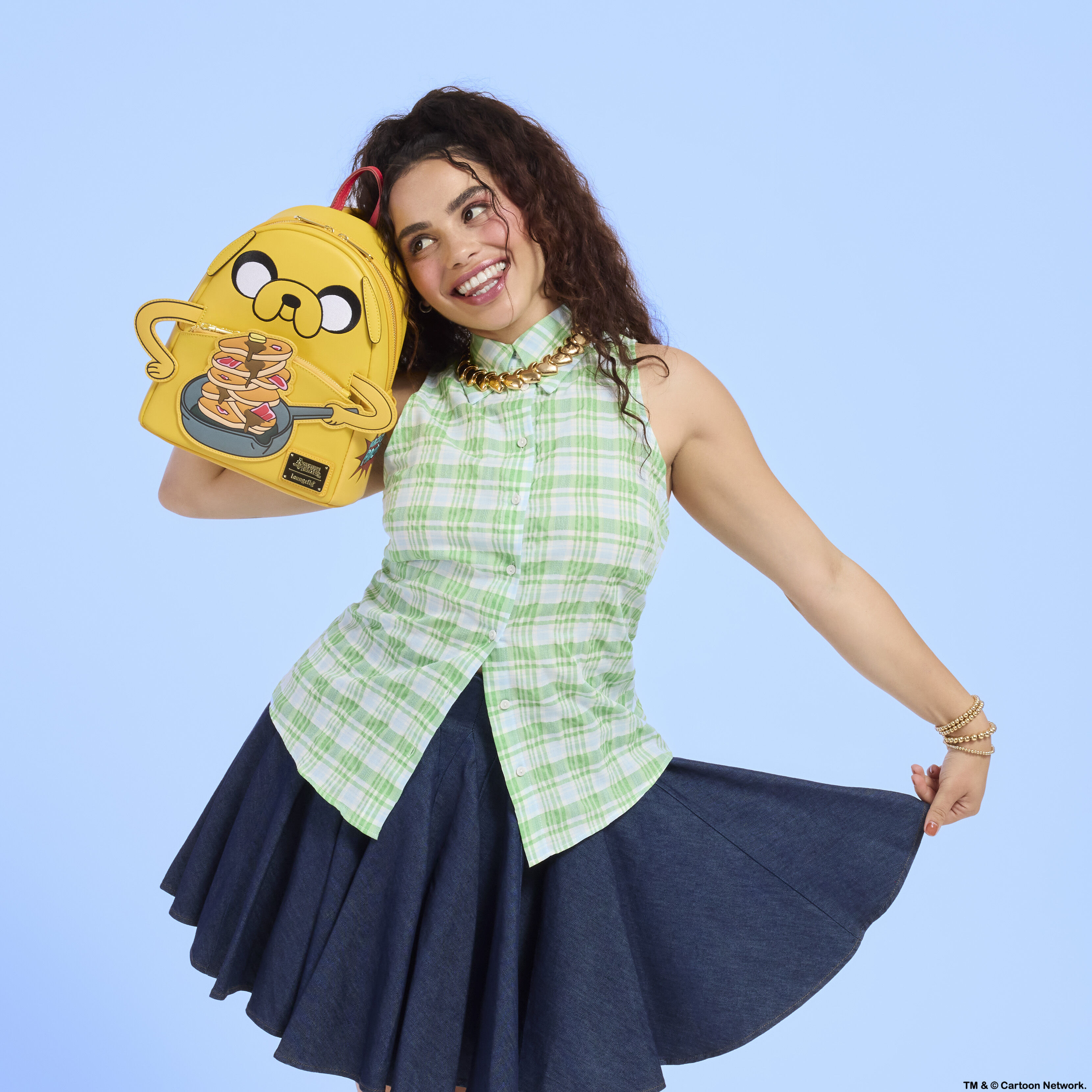 Adventure Time Jake Cosplay Mini Backpack - Image 2