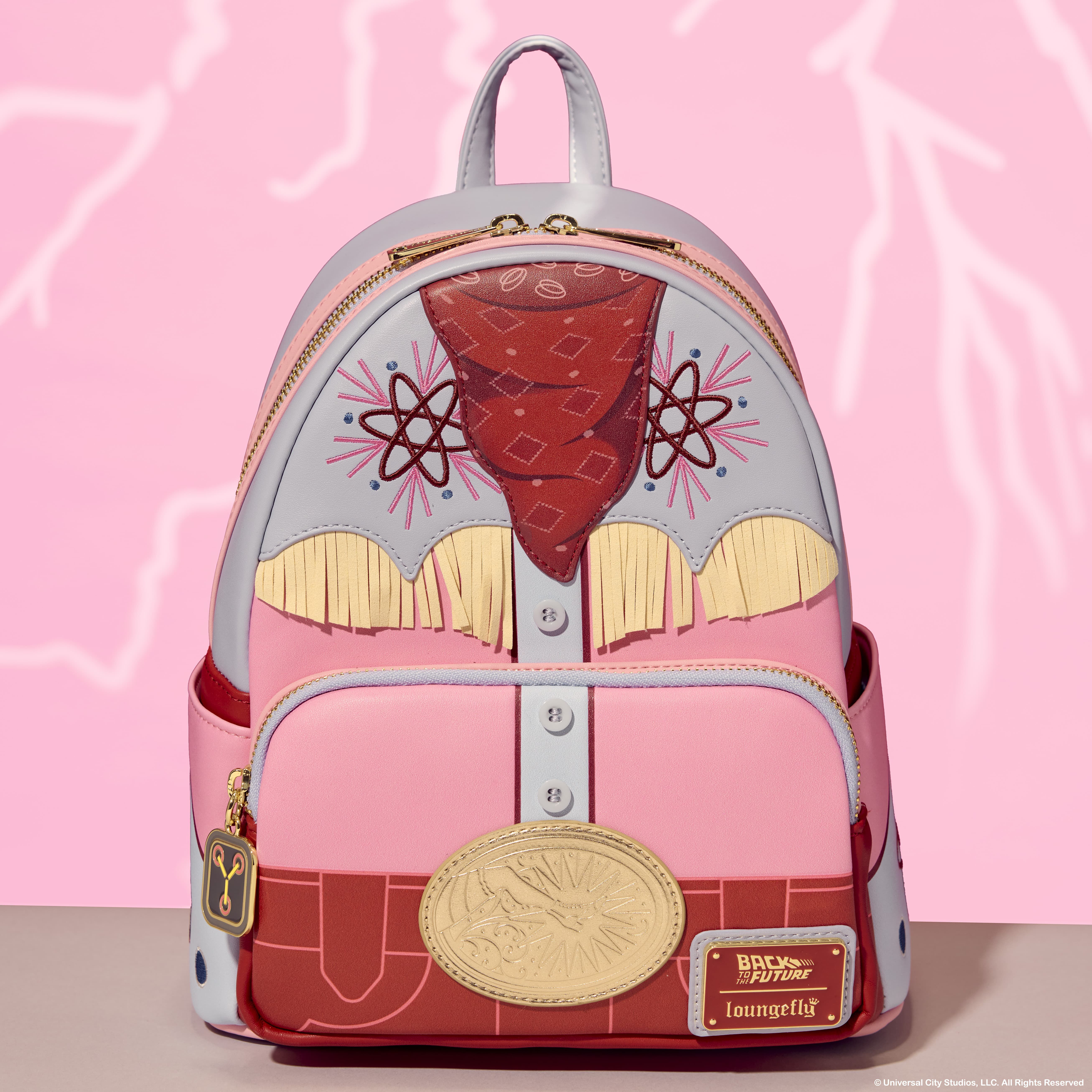 Back To The Future 40th Anniversary Marty McFly Western Cosplay Mini Backpack - Image 2