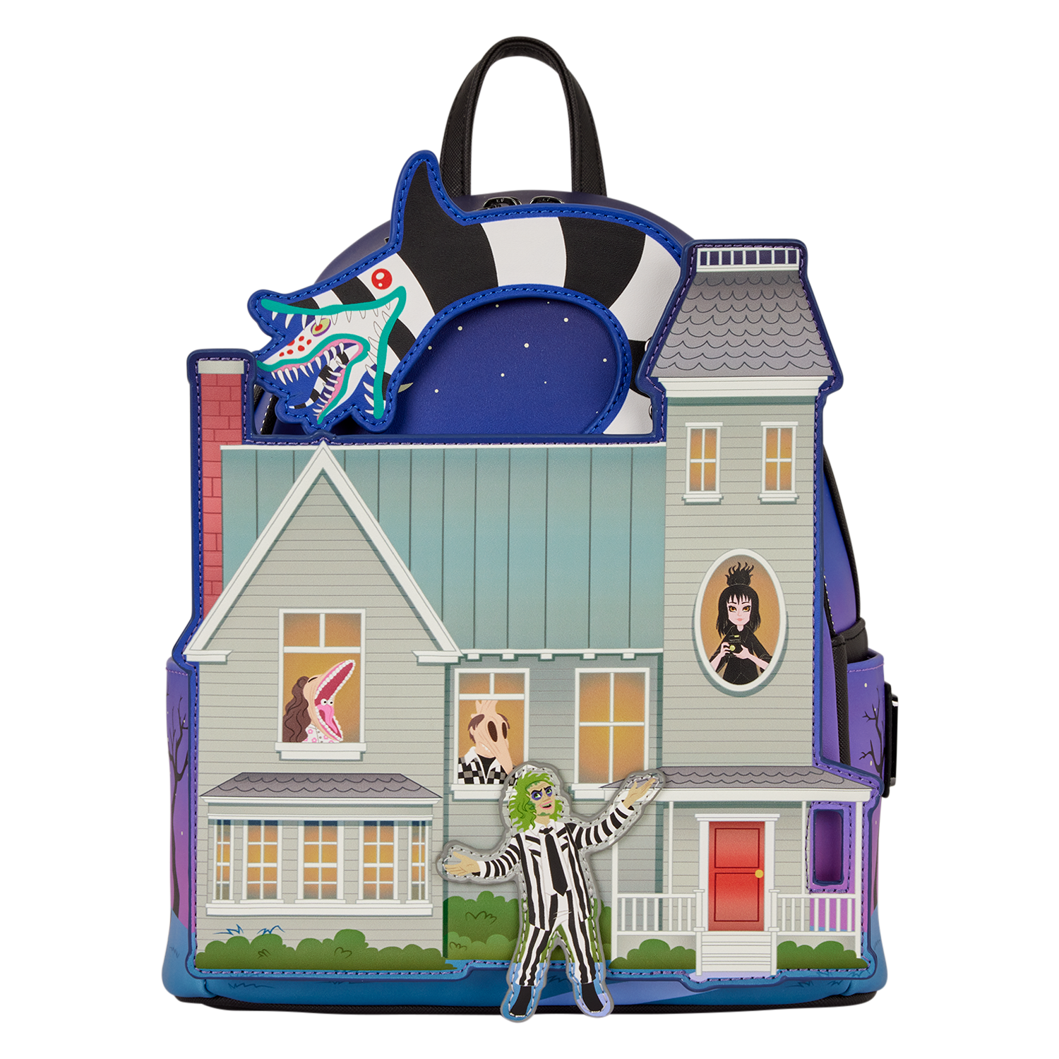 Beetlejuice Deetz House Glow Mini Backpack
