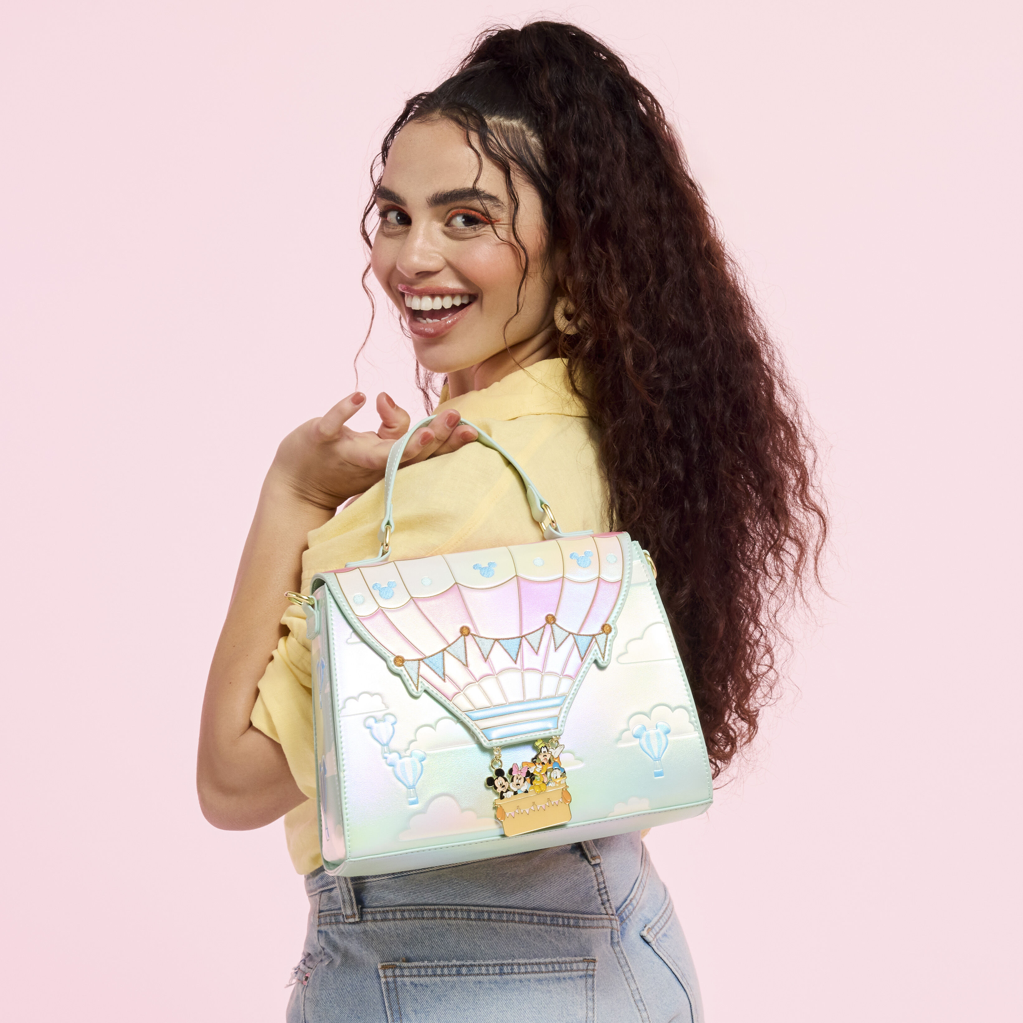 Mickey & Friends Hot Air Balloon Crossbody Bag - Image 2