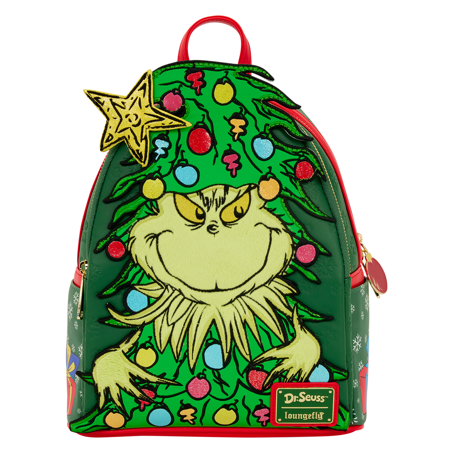 Dr. Seuss How the Grinch Stole Christmas! Tree Light Up Plush Mini Backpack