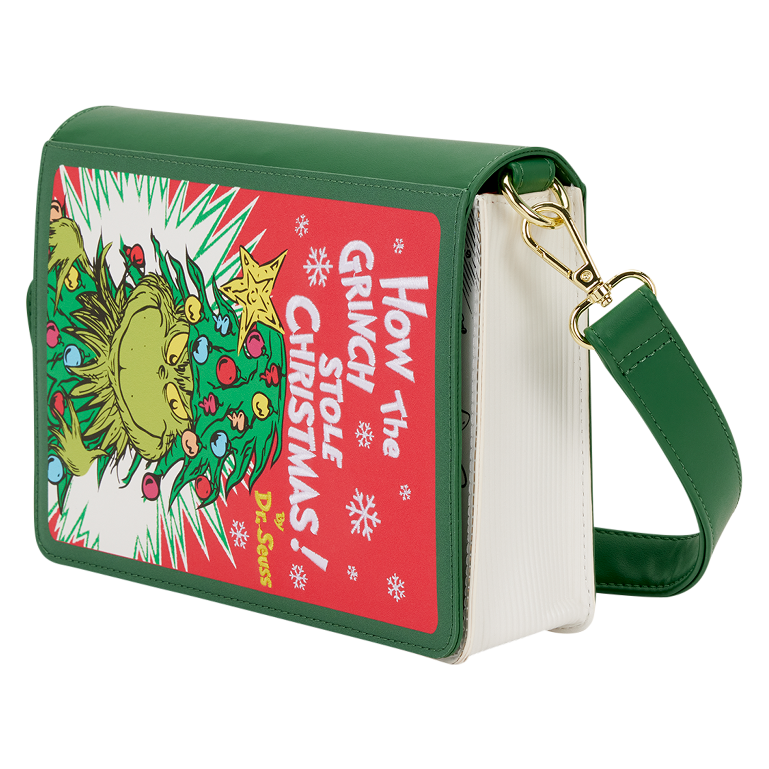 Dr. Seuss How the Grinch Stole Christmas! Holiday Color-In Crossbody Bag - Image 6