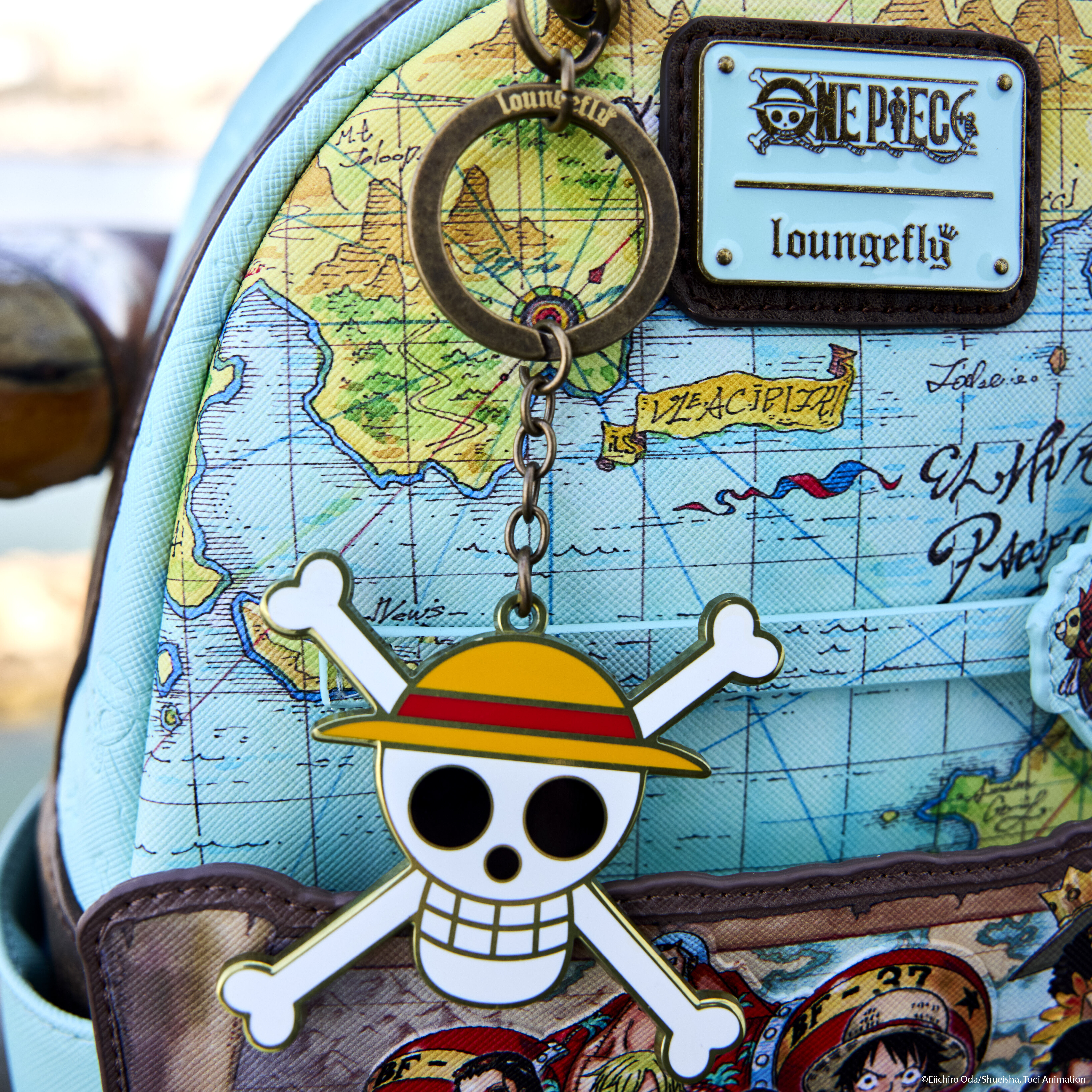 One Piece 25th Anniversary Jolly Roger Keychain - Image 2