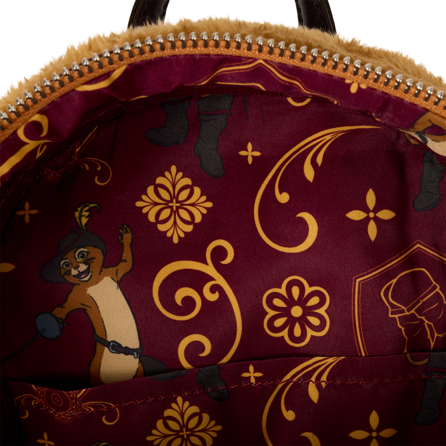 Shrek Puss In Boots Plush Cosplay Mini Backpack - Image 6