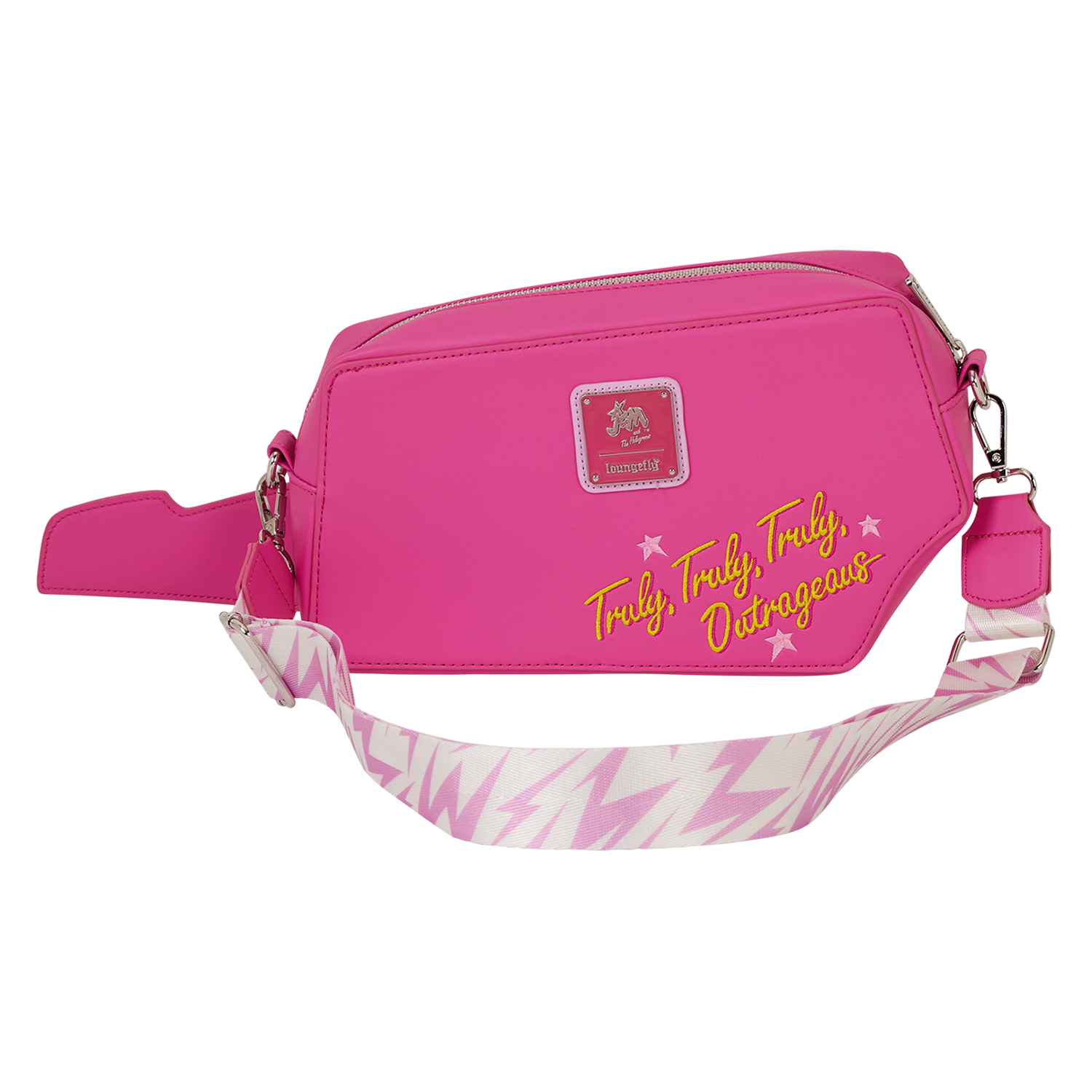 Jem and the Holograms Figural Keytar Glow Crossbody Bag - Image 6