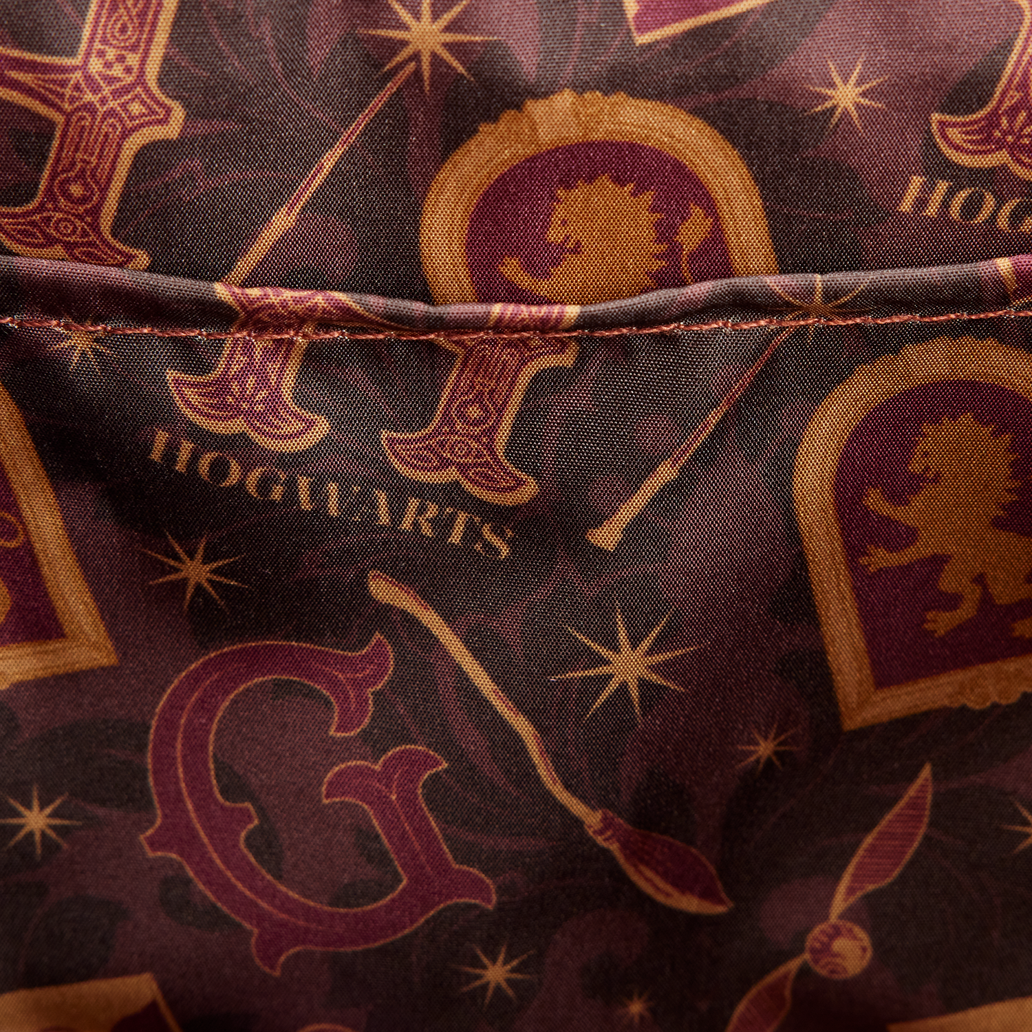 Exclusive Harry Potter Gryffindor Banner Velvet Mini Backpack - Image 6