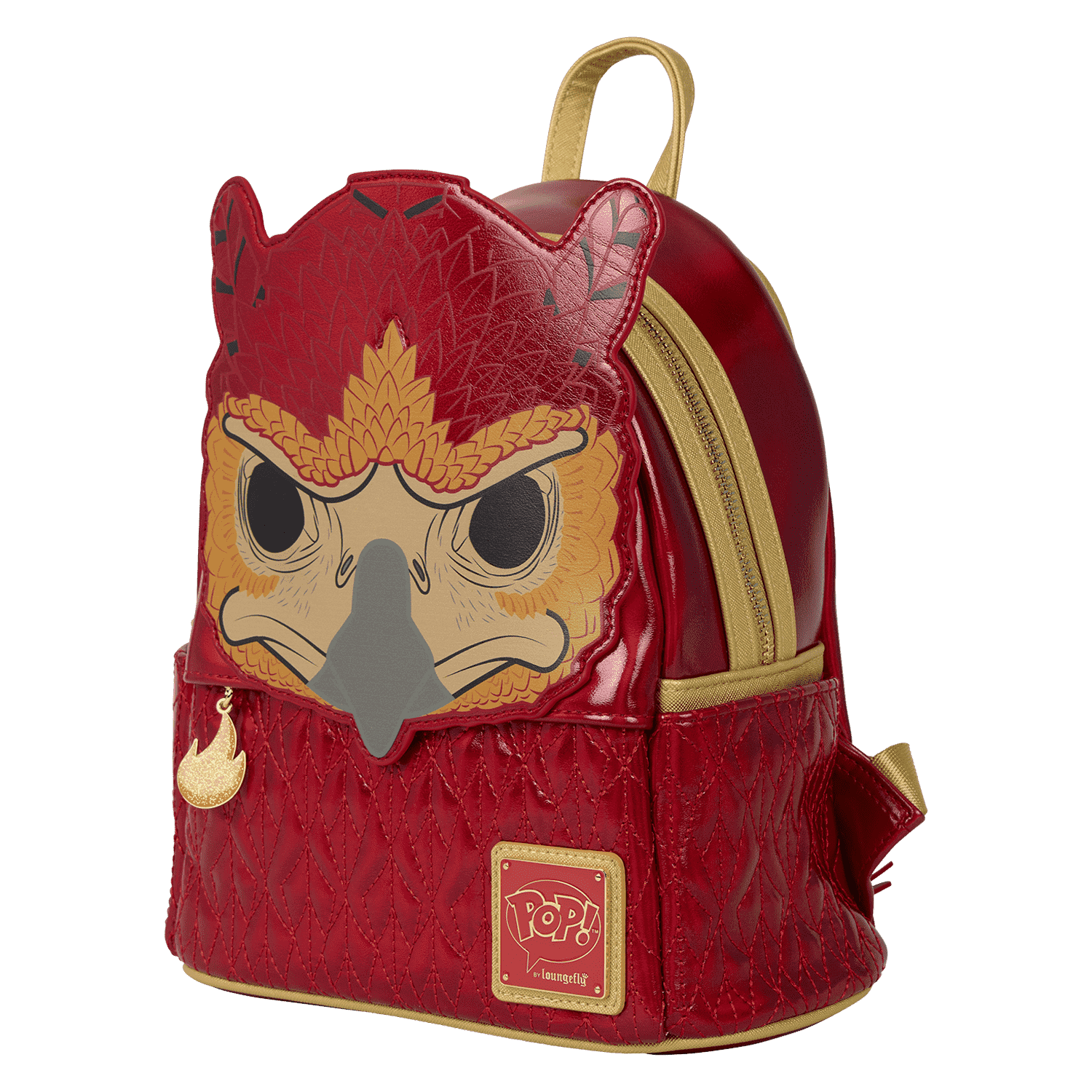 Funko Pop! By Loungefly Harry Potter Exclusive Fawkes Phoenix Cosplay Mini Backpack - Image 3