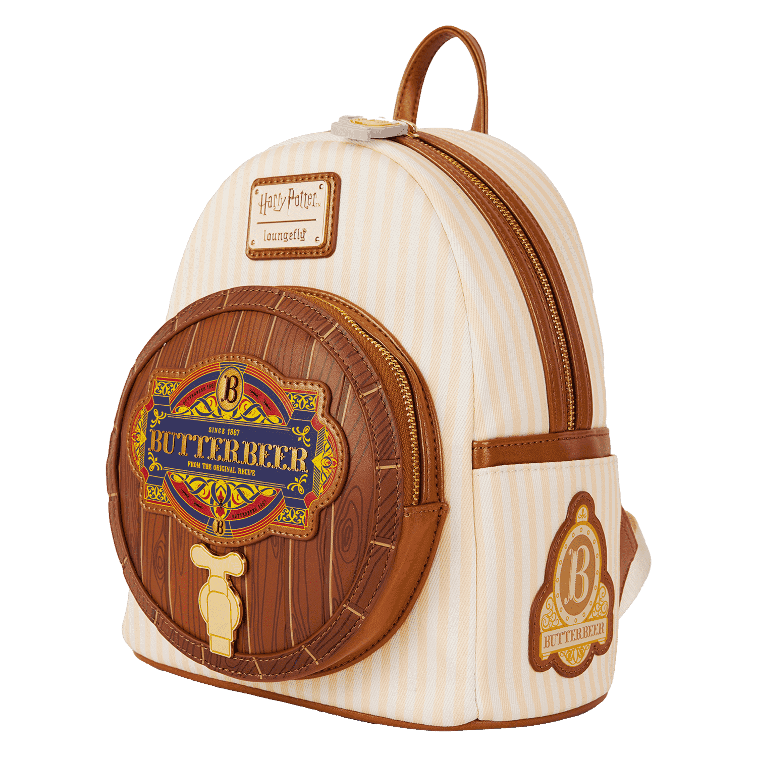 Harry Potter Butterbeer Barrel Scented Mini Backpack - Image 4