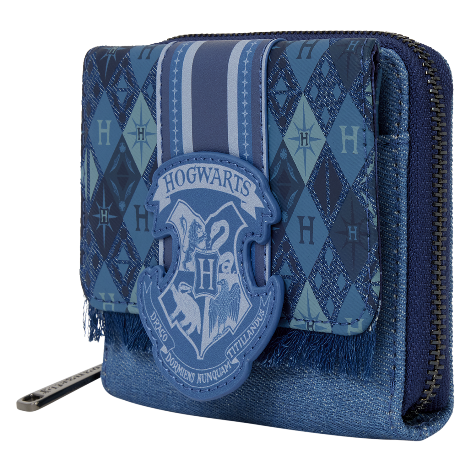 Harry Potter Hogwarts Denim Tri-fold Wallet - Image 3
