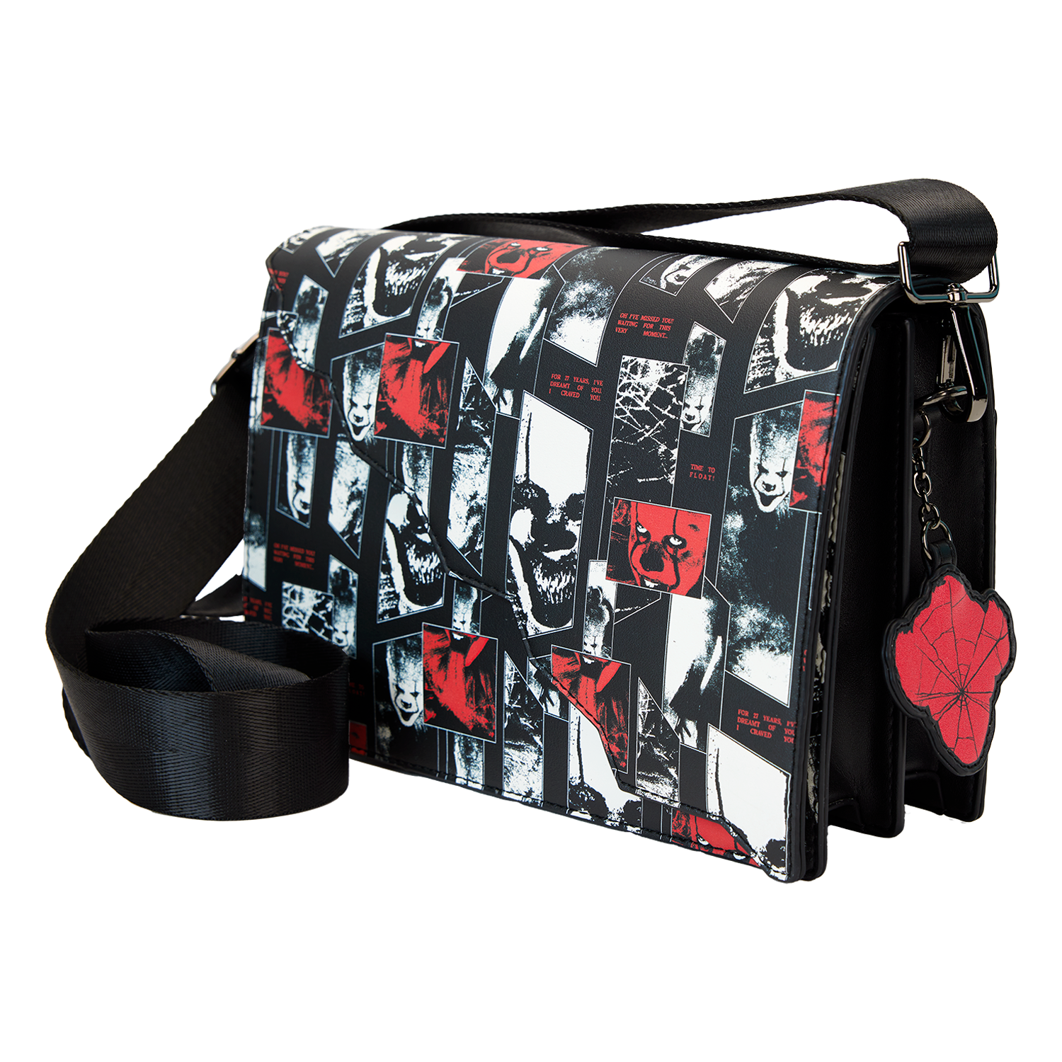 I Heart Horror It Pennywise Glow Crossbody Bag - Image 4