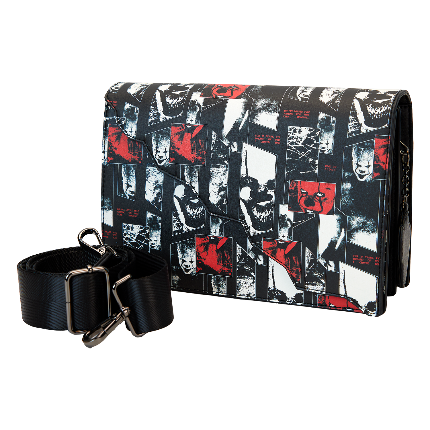 I Heart Horror It Pennywise Glow Crossbody Bag - Image 5