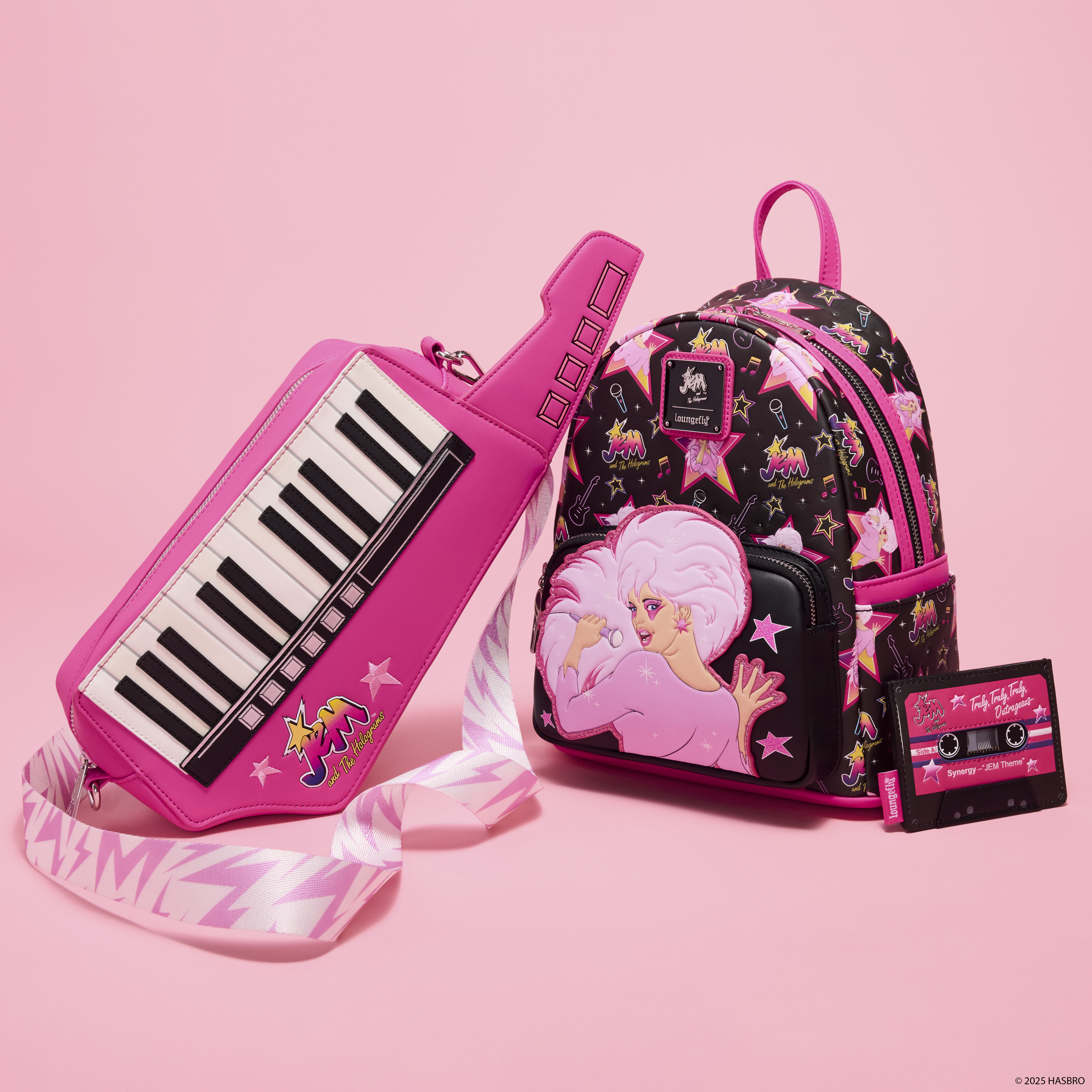 Jem and the Holograms Glitter All-Over Print Mini Backpack - Image 4