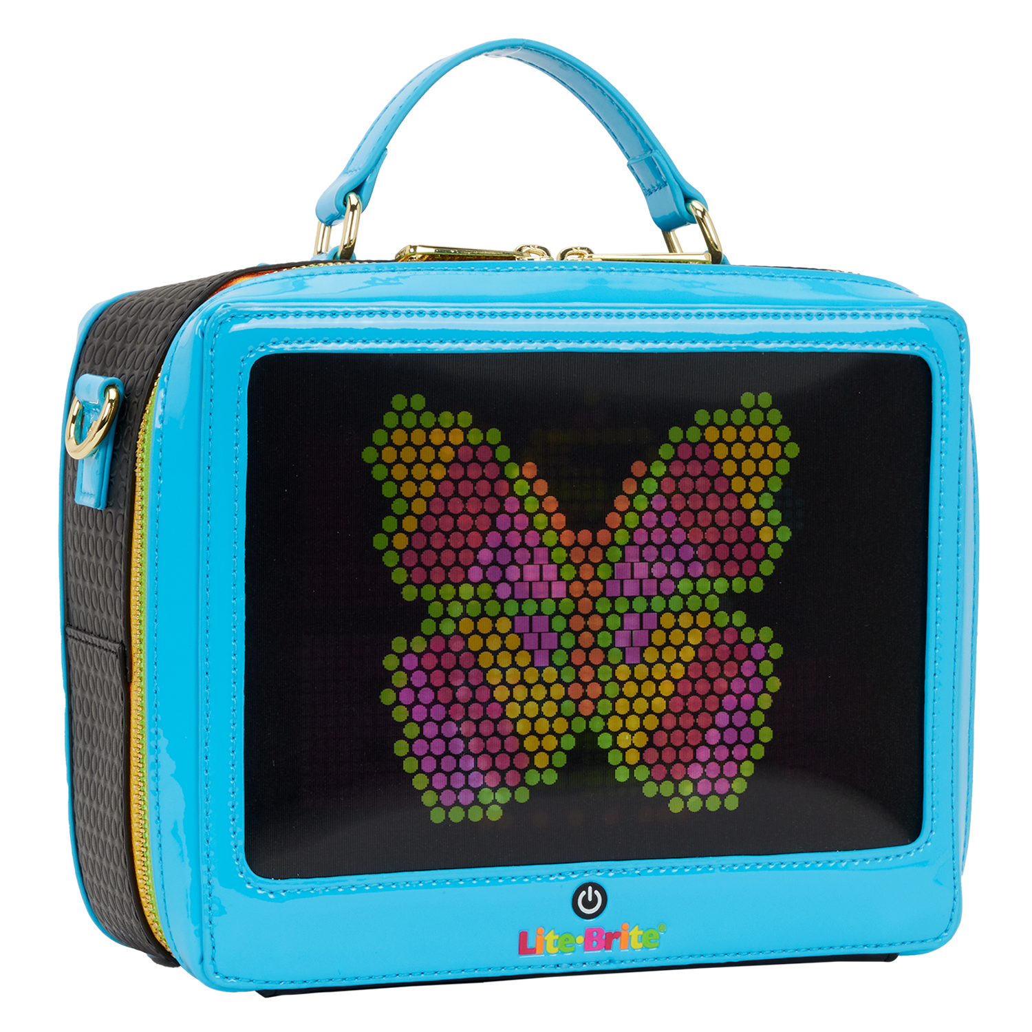 Lite-Brite Lenticular Glow Crossbody Bag with Coin Bag - Image 4