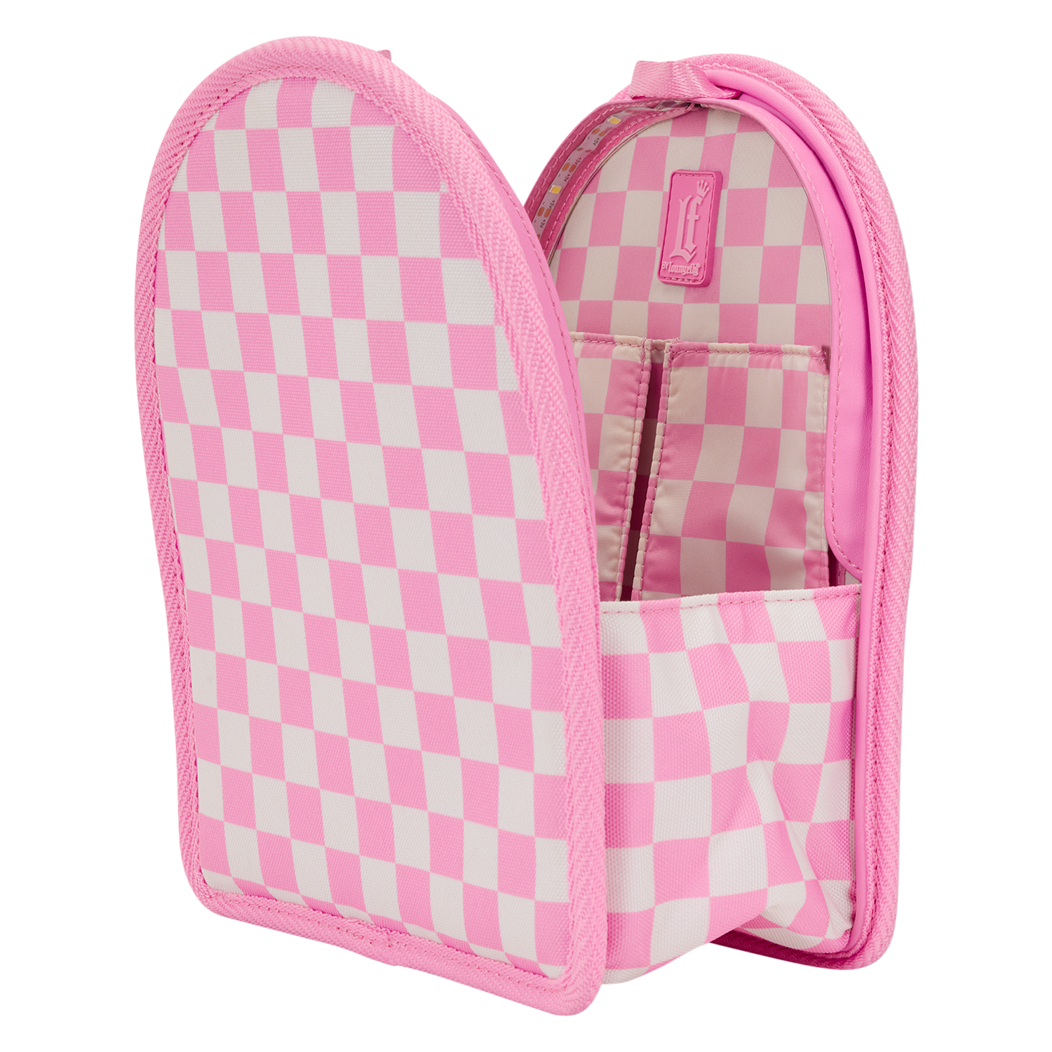 Loungefly Pink Checkered Light-Up Mini Backpack Bag Organizer Insert - Image 2