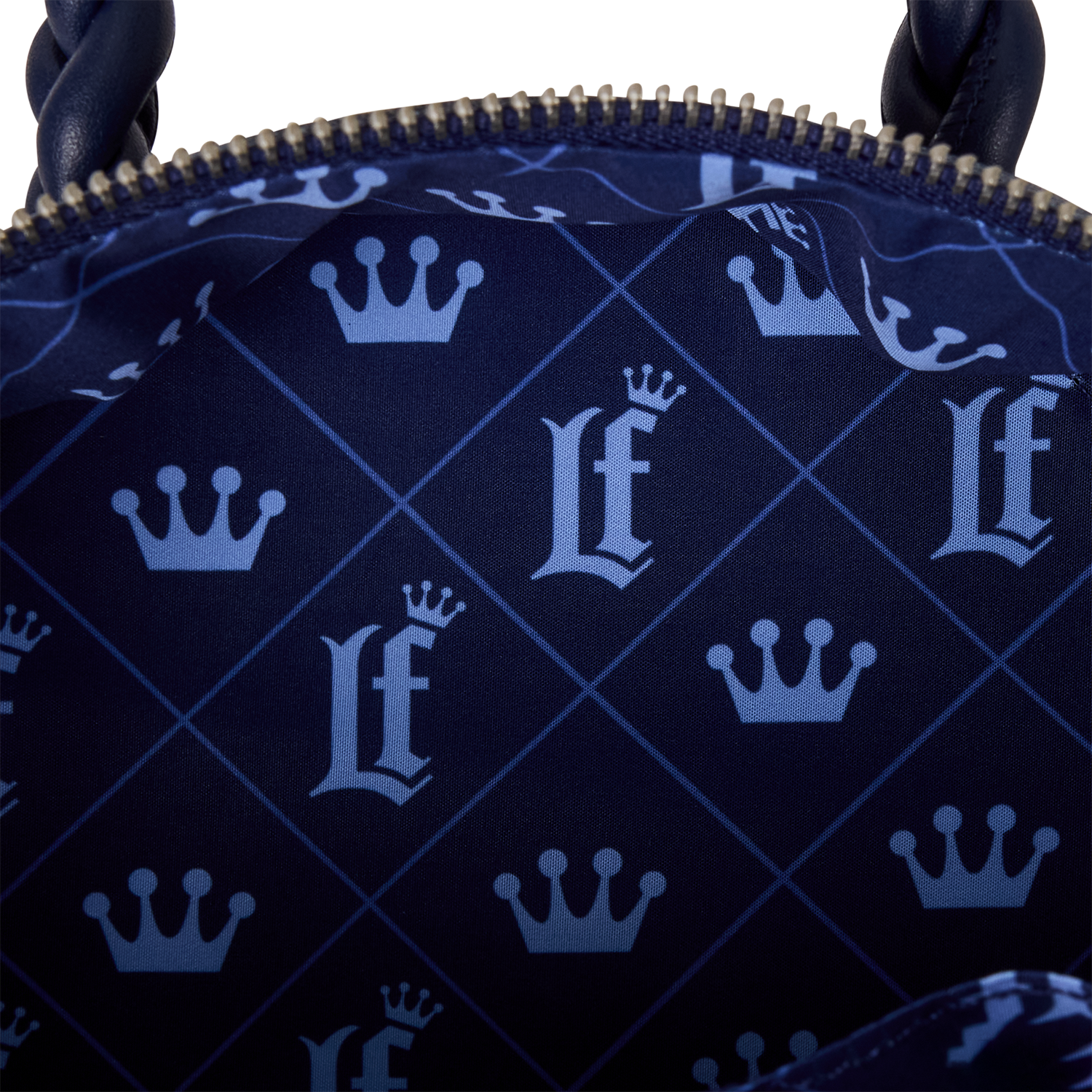 Loungefly Blue Checkered Convertible Mini Backpack & Crossbody Bag - Image 5