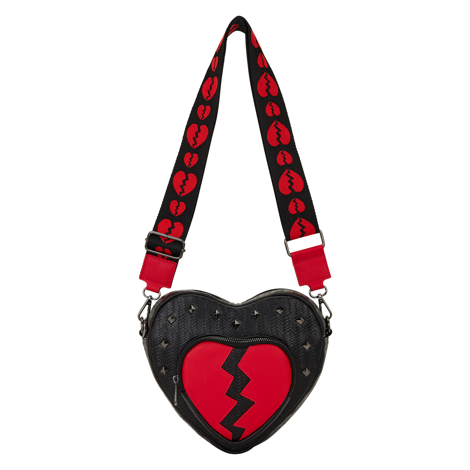 Loungefly Broken Heart Figural Crossbody Bag