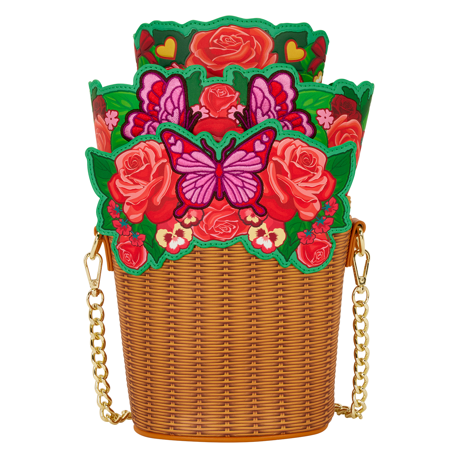 Loungefly Flower Basket Figural Crossbody