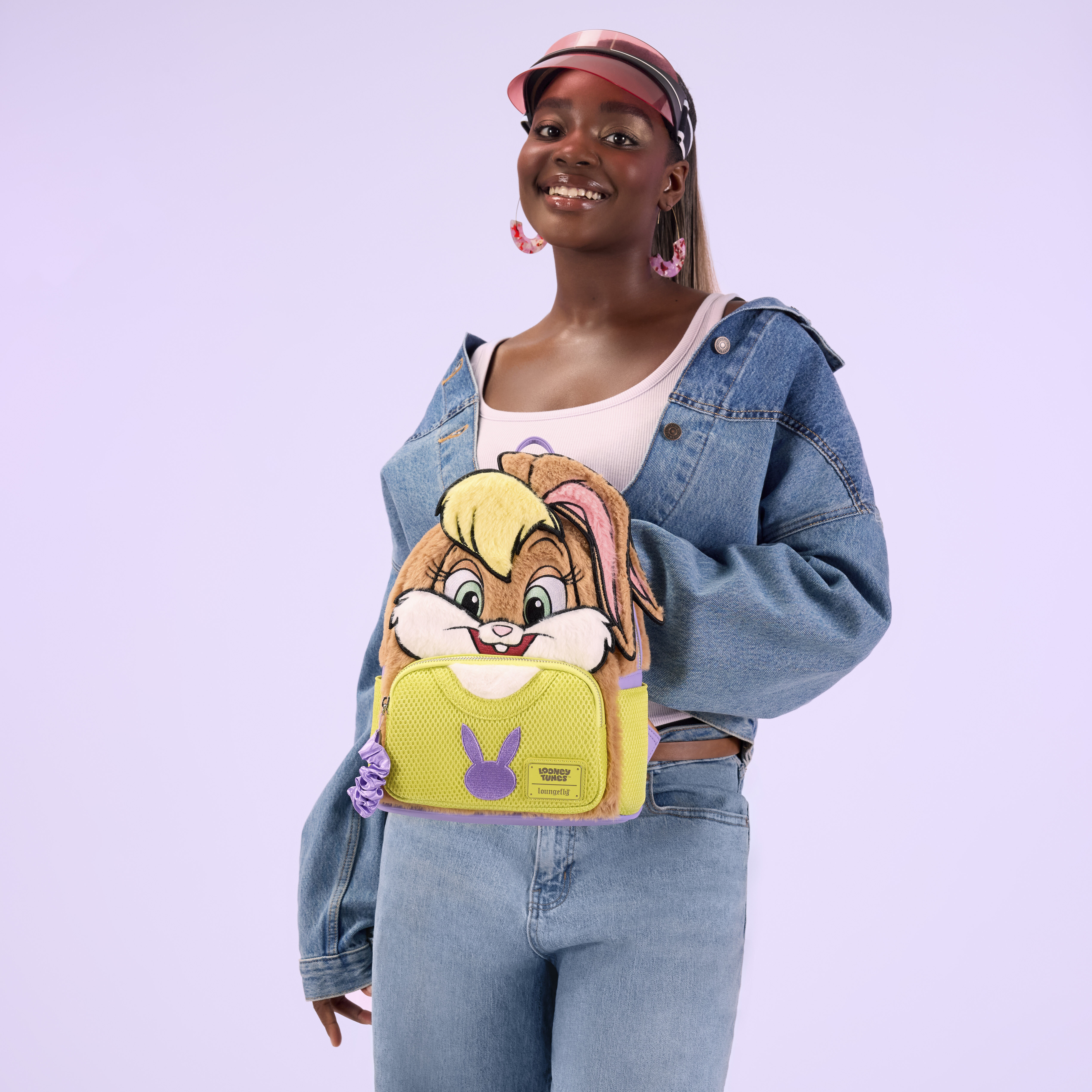 Looney Tunes Lola Bunny Plush Cosplay Mini Backpack - Image 3