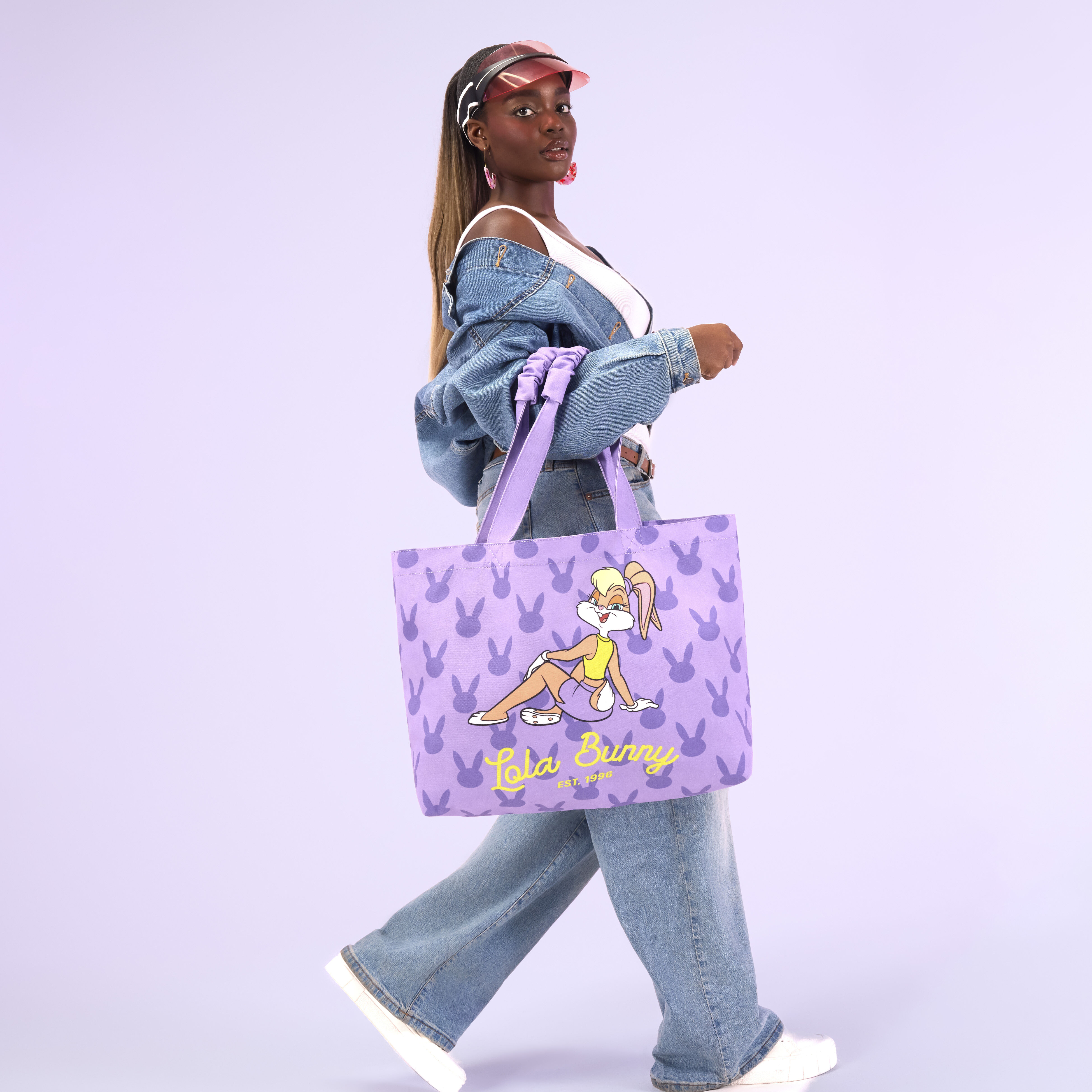 Looney Tunes Lola Bunny Oversized Canvas Tote Bag - Image 2