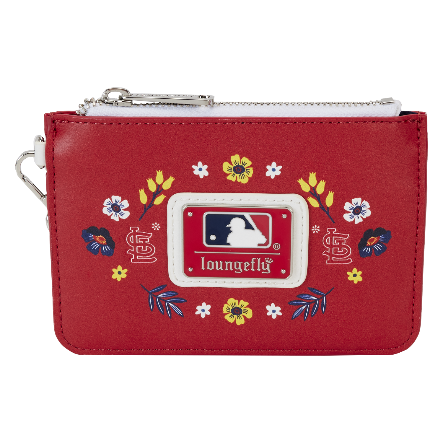 MLB St. Louis Cardinals Floral Card Holder Wristlet Clutch - Image 5