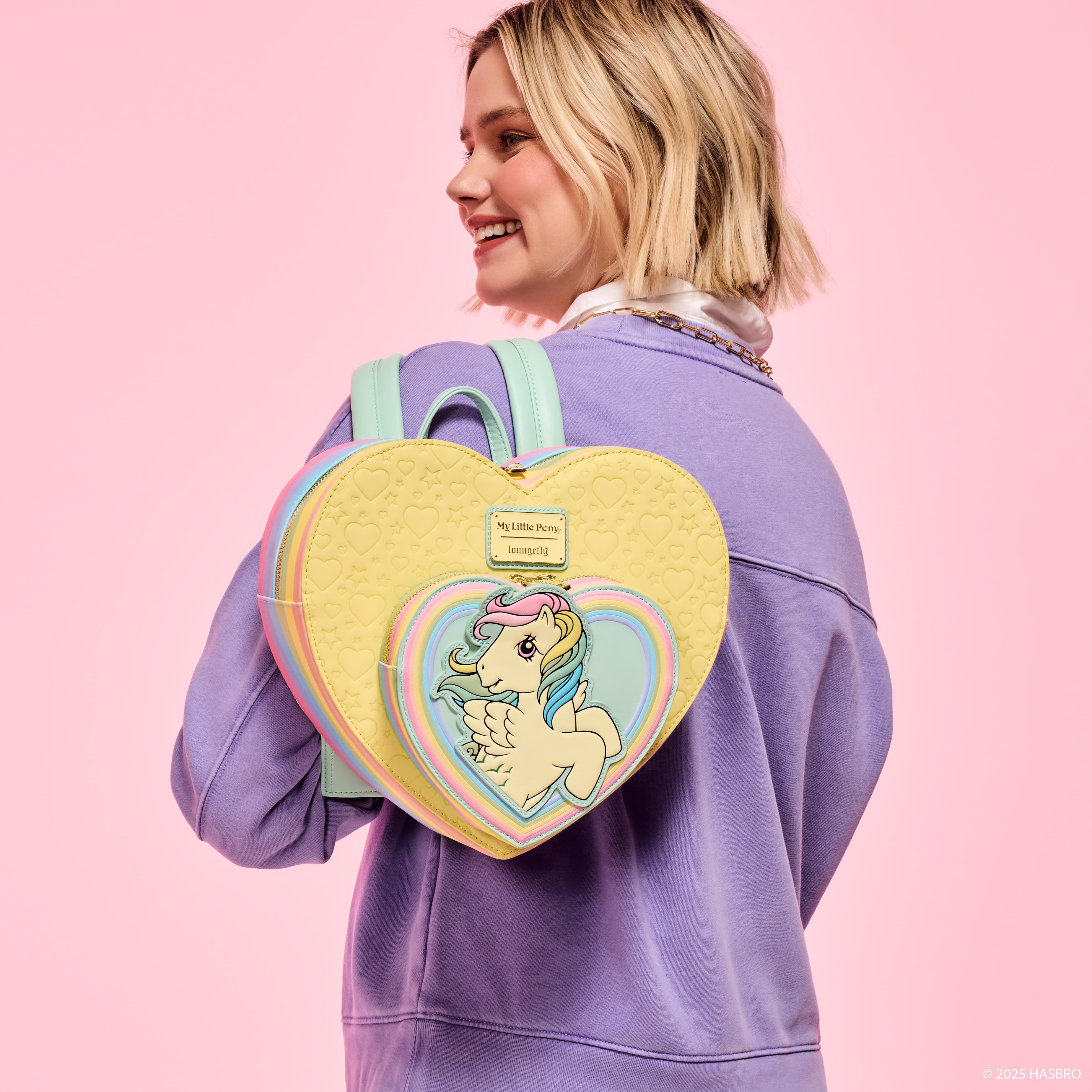 My Little Pony Exclusive Sky Dancer Heart Shaped Figural Mini Backpack - Image 2