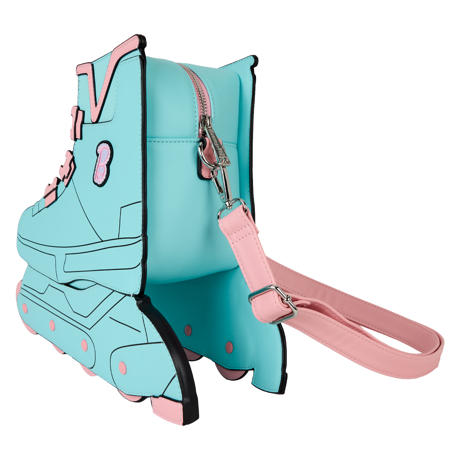 Classic Barbie Figural Skate Crossbody Bag - Image 3