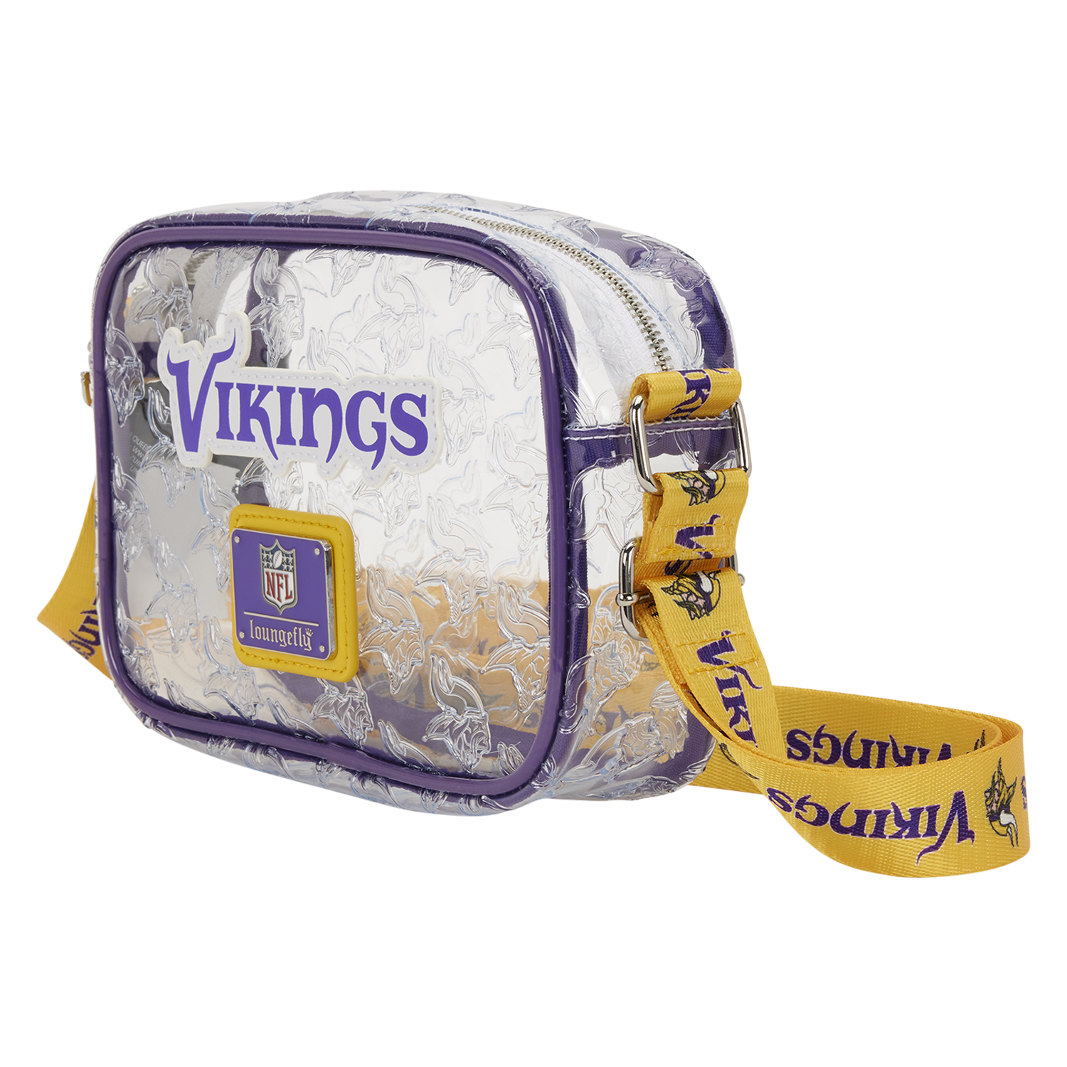 NFL Minnesota Vikings Clear Crossbody Stadium Bag - Image 3