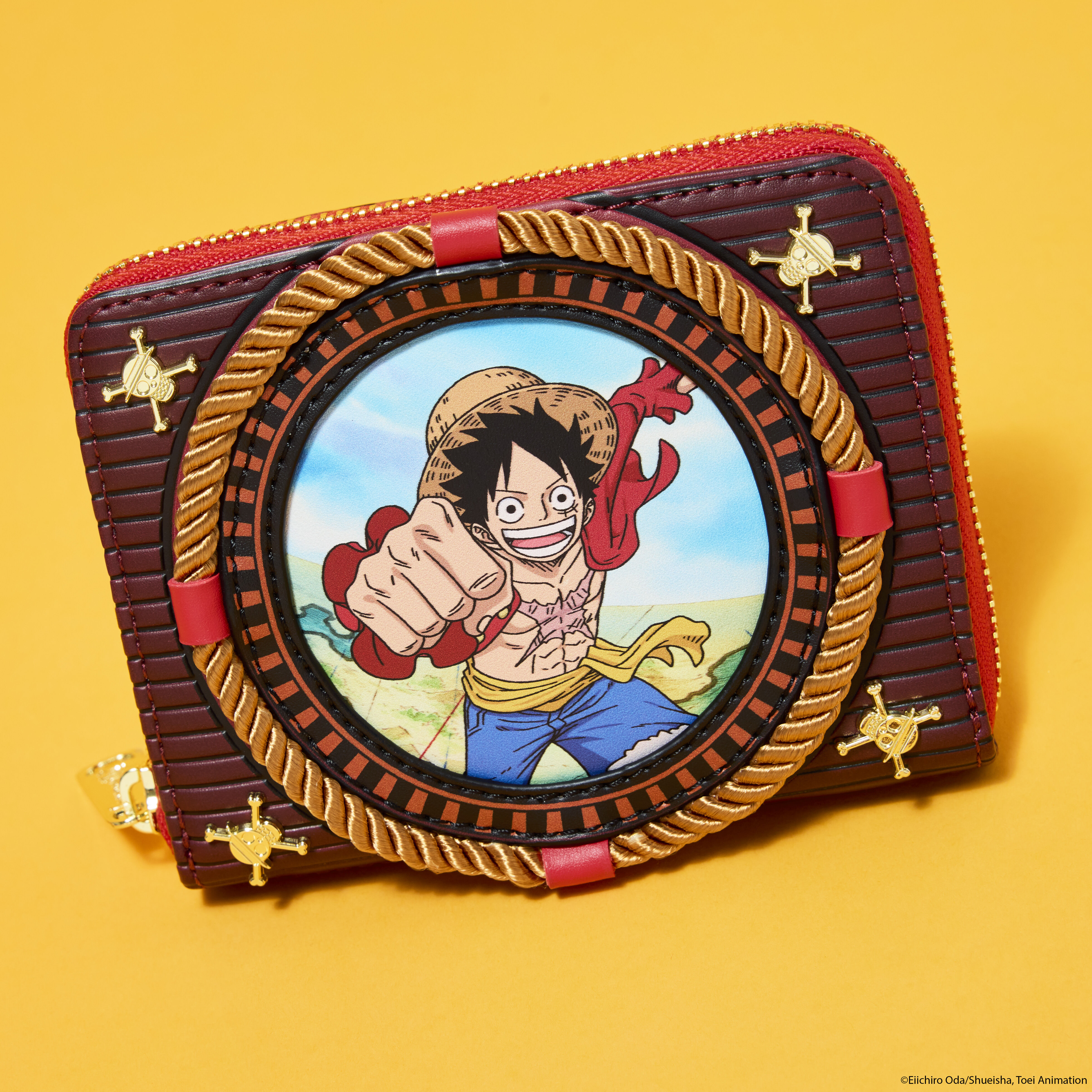 One Piece Luffy Zip Around Wallet - Image 3