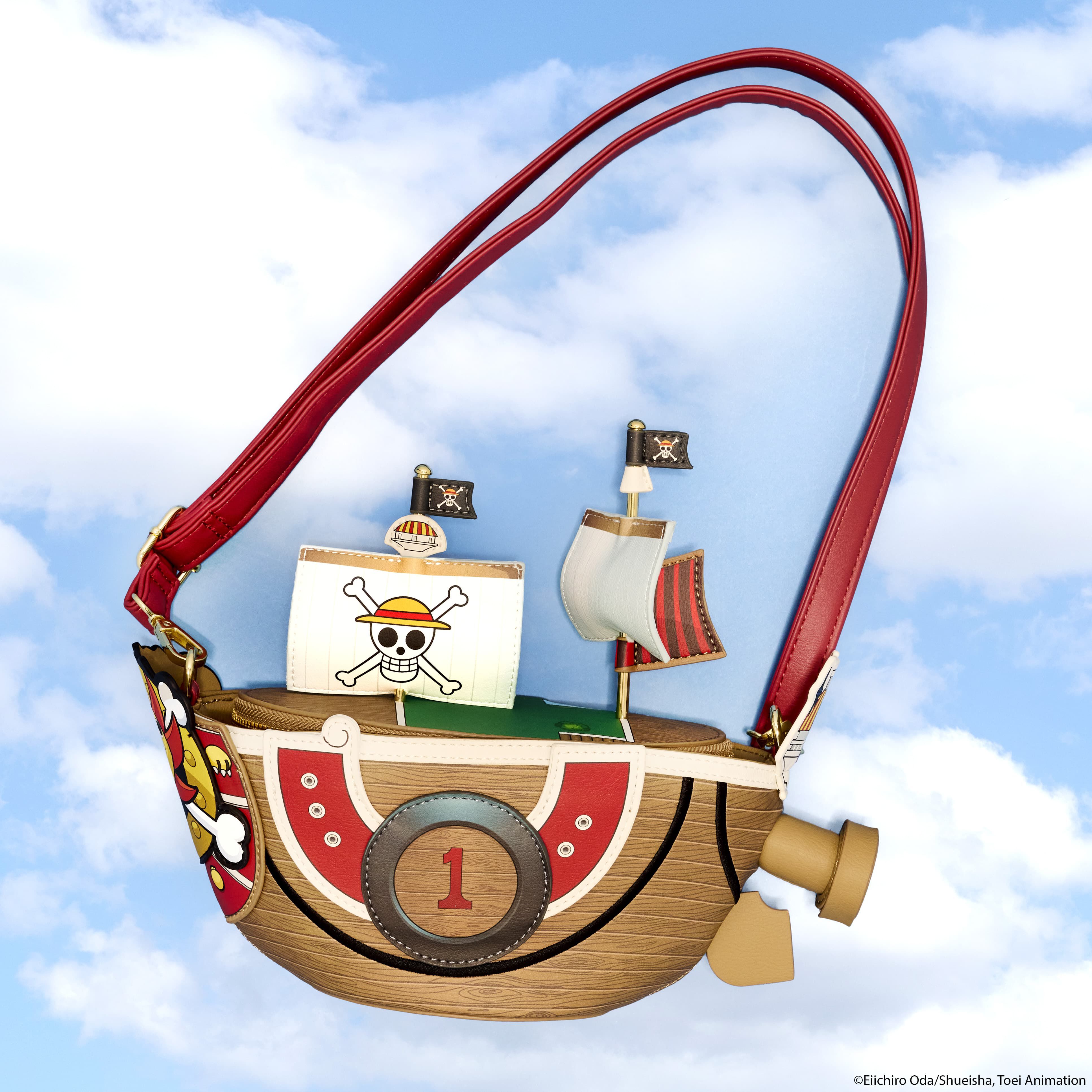 One Piece Thousand Sunny Ship Figural Crossbody Bag - Image 2