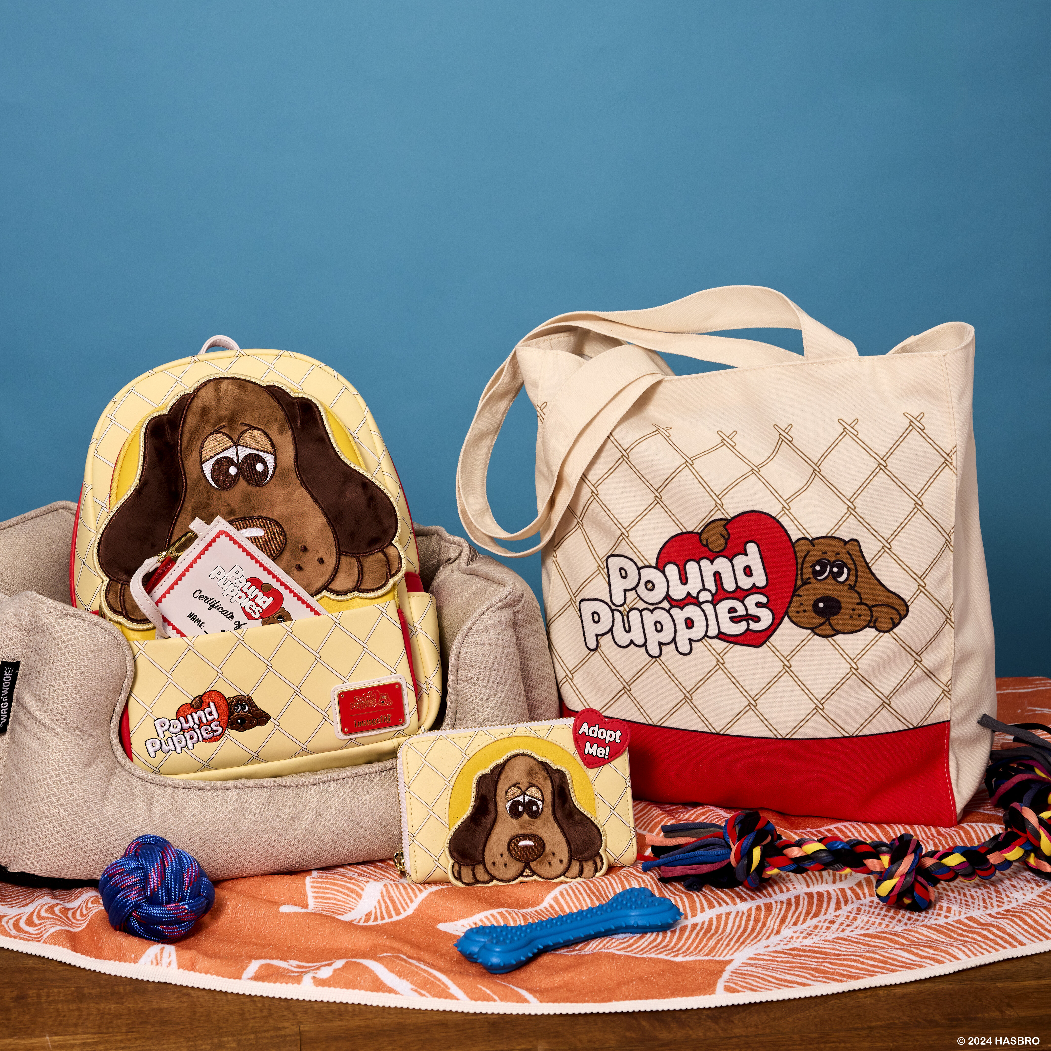 Pound Puppies 40th Anniversary Plush Zip Around Wallet - Image 3