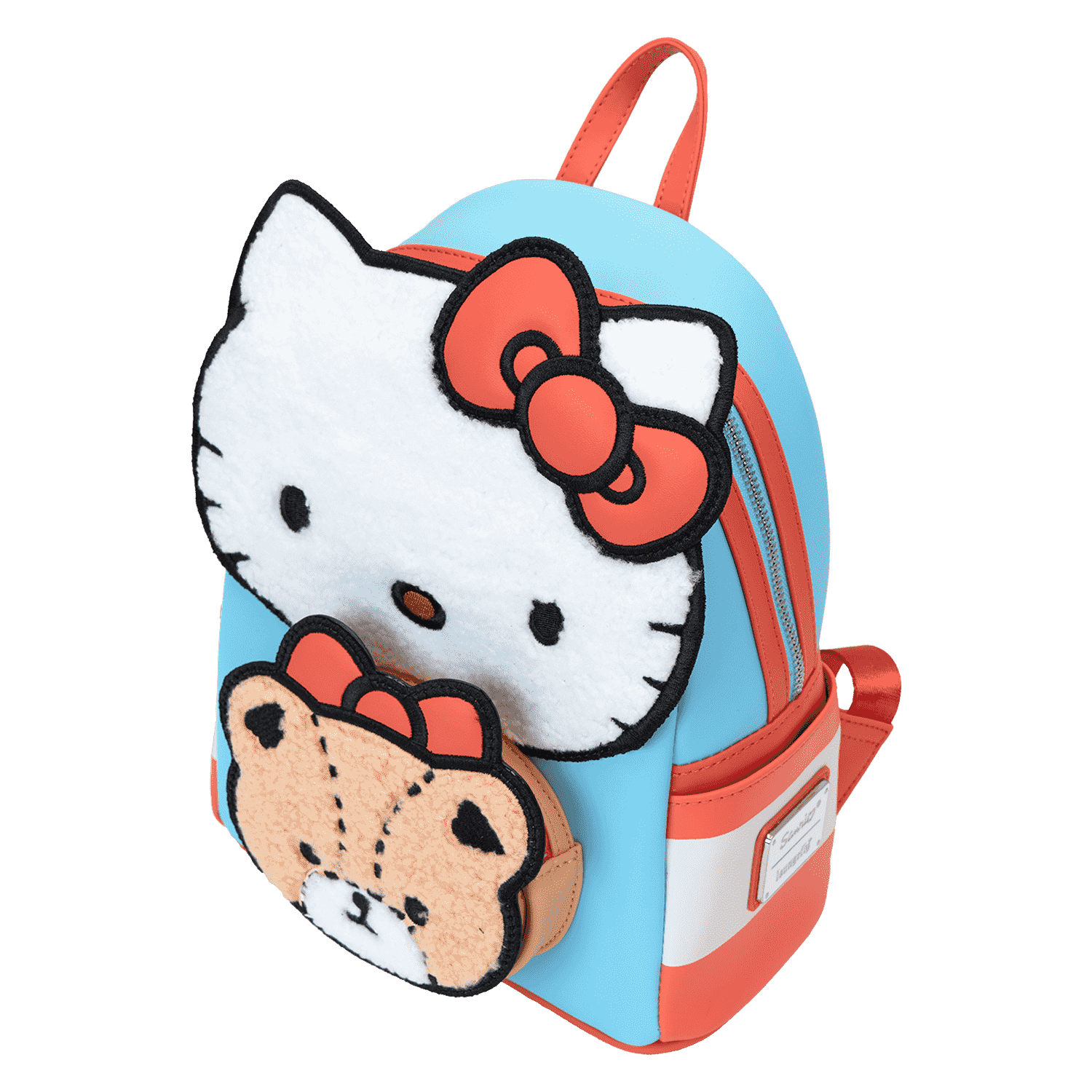 Sanrio Hello Kitty & Tiny Chum Bear Sherpa Mini Backpack - Image 5