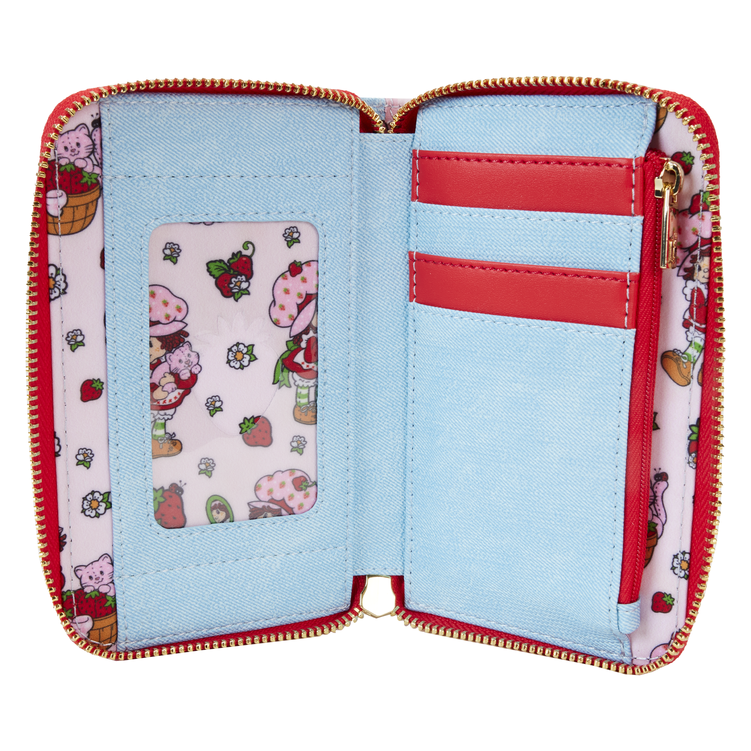 Strawberry Shortcake Denim Zip Around Wallet - Image 6