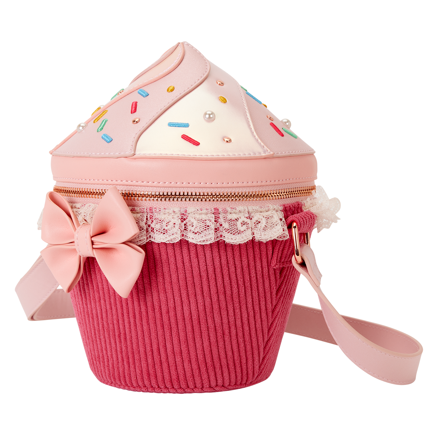 Loungefly Figural Cupcake Crossbody Bag - Image 4