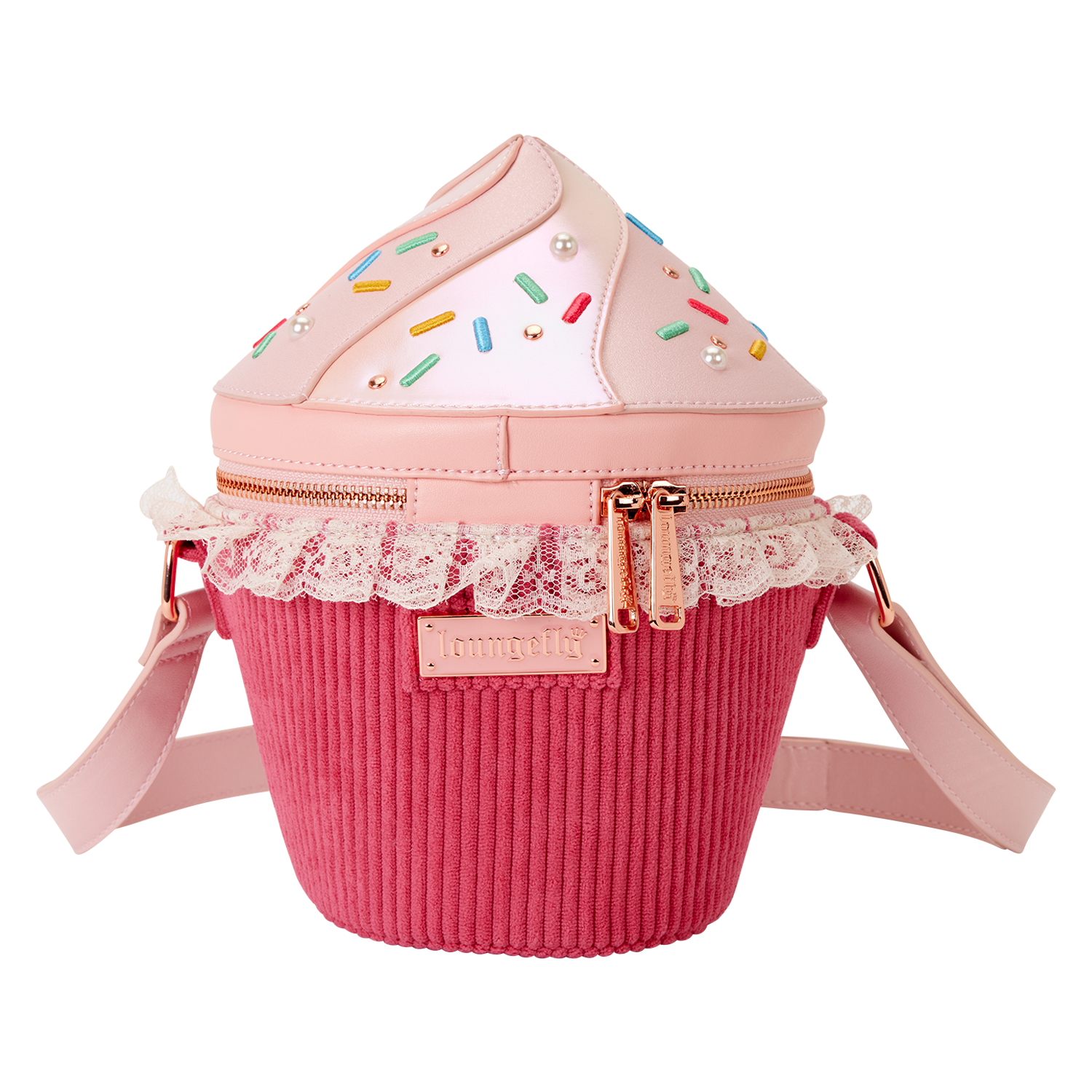 Loungefly Figural Cupcake Crossbody Bag - Image 5