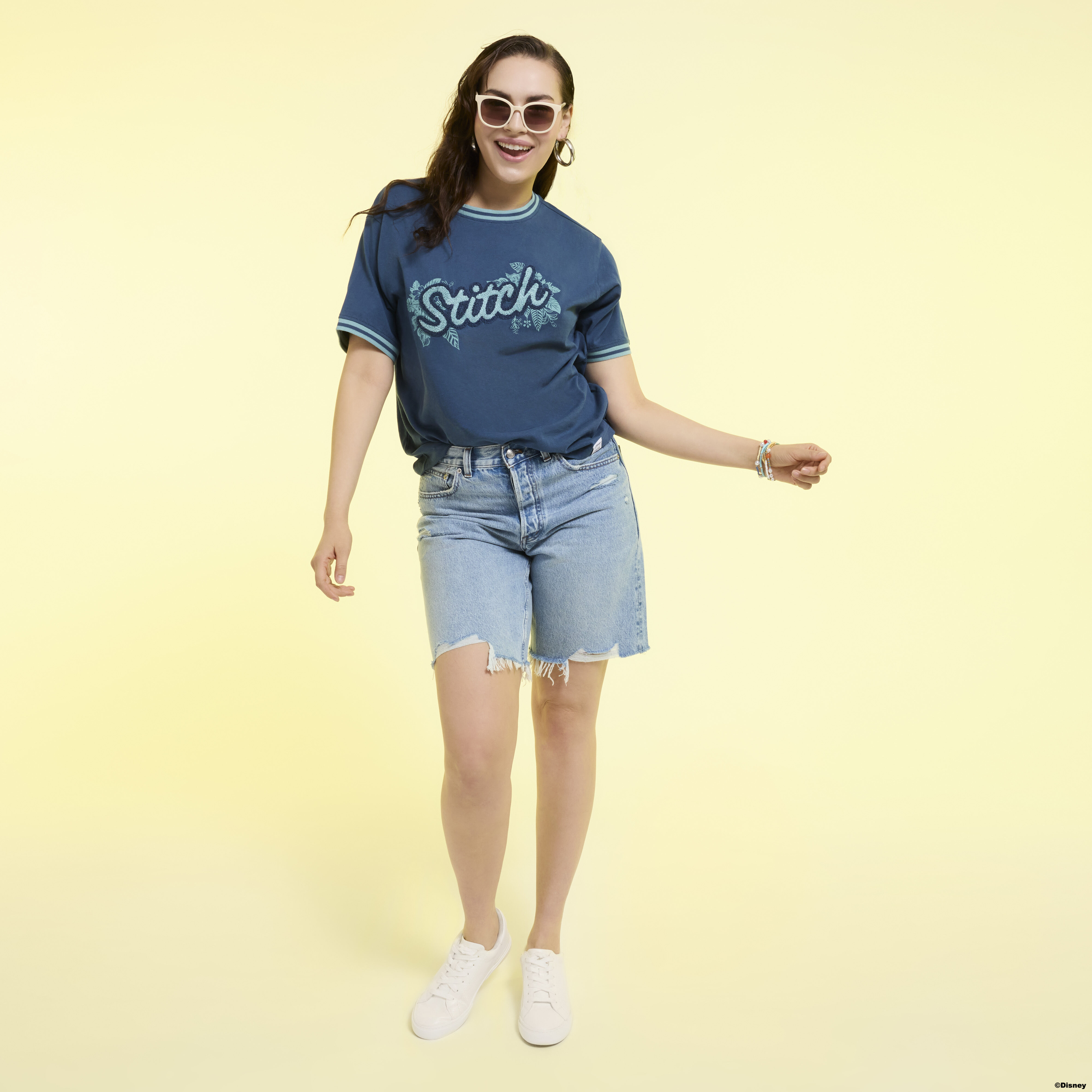 Stitch Patch Unisex Ringer Tee - Image 2