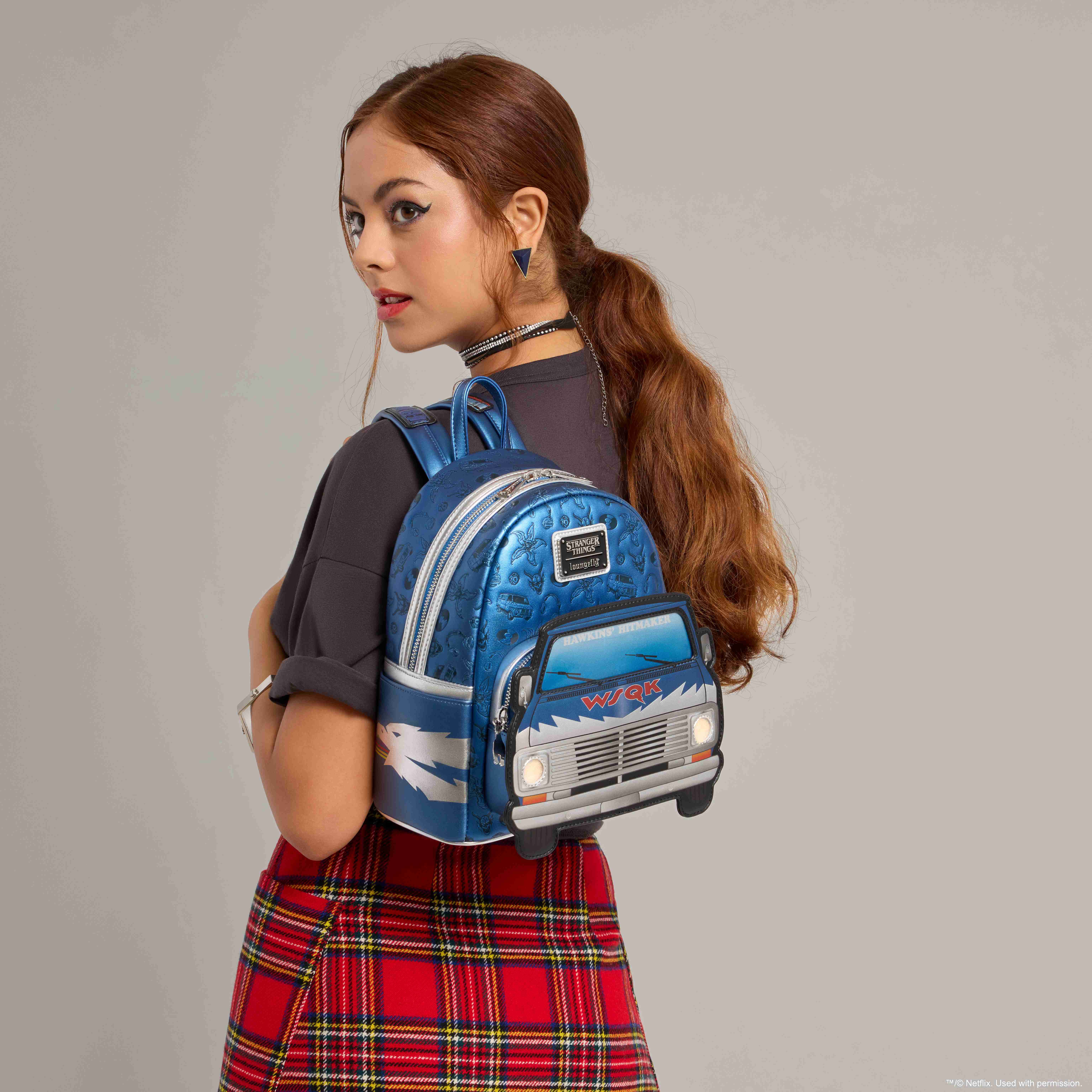 Stranger Things 5 Exclusive WSQK Van Light-Up Mini Backpack - Image 2