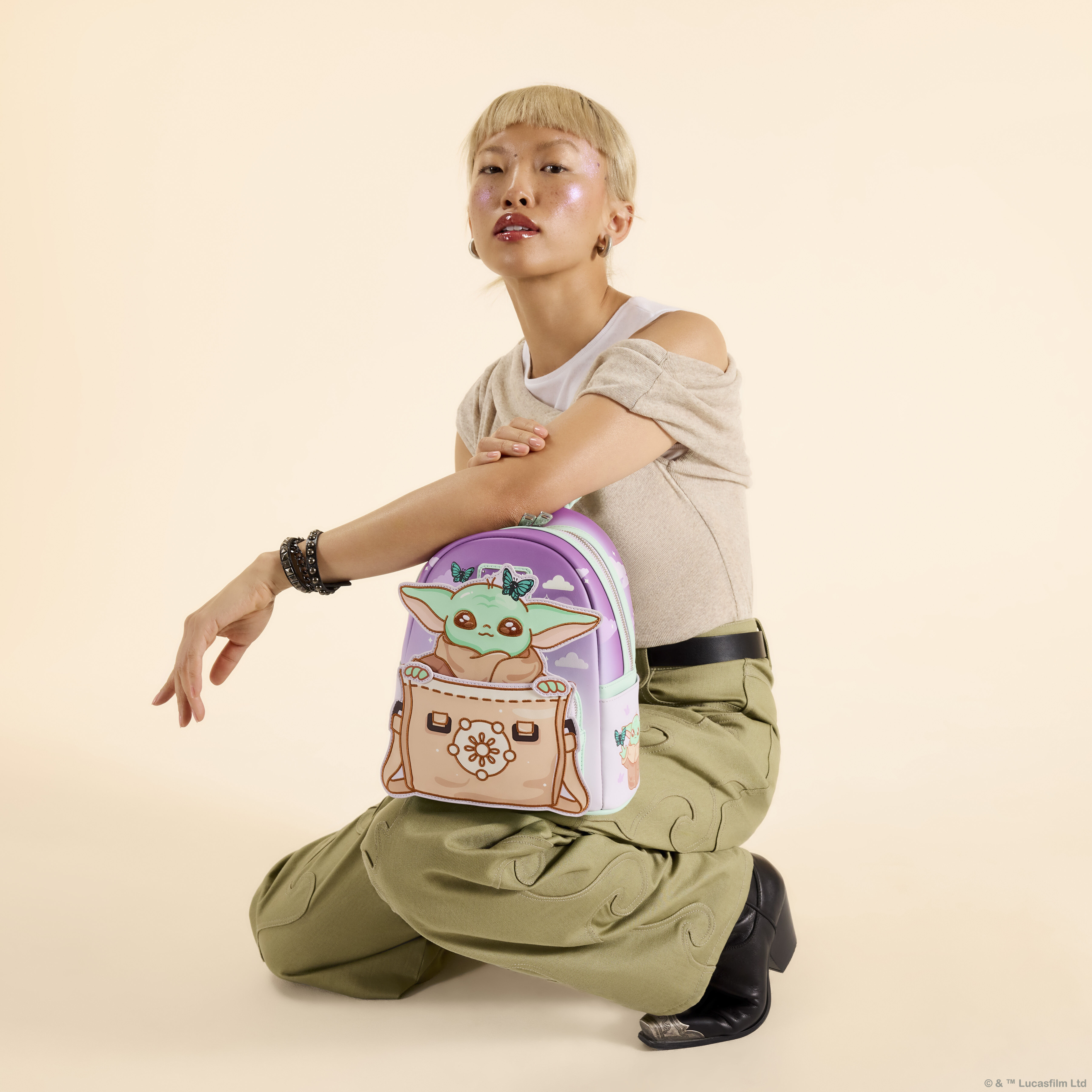 The Mandalorian Grogu Butterfly Mini Backpack - Image 3