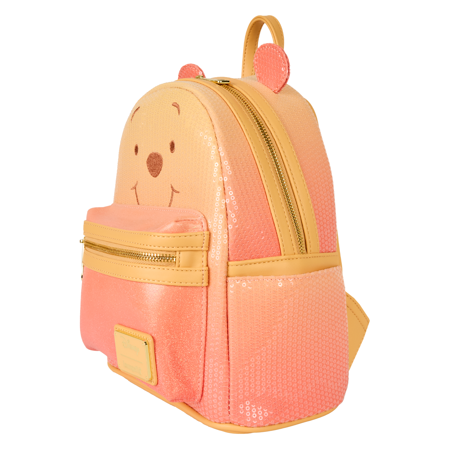 Winnie the Pooh Cosplay Sequin & Glitter Mini Backpack - Image 4