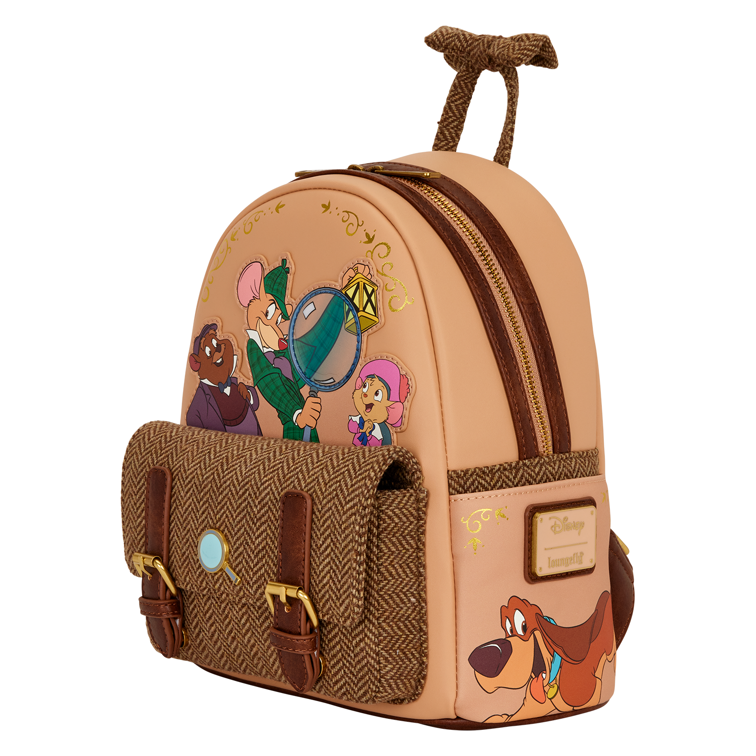 The Great Mouse Detective Exclusive Flap Pocket Mini Backpack - Image 3