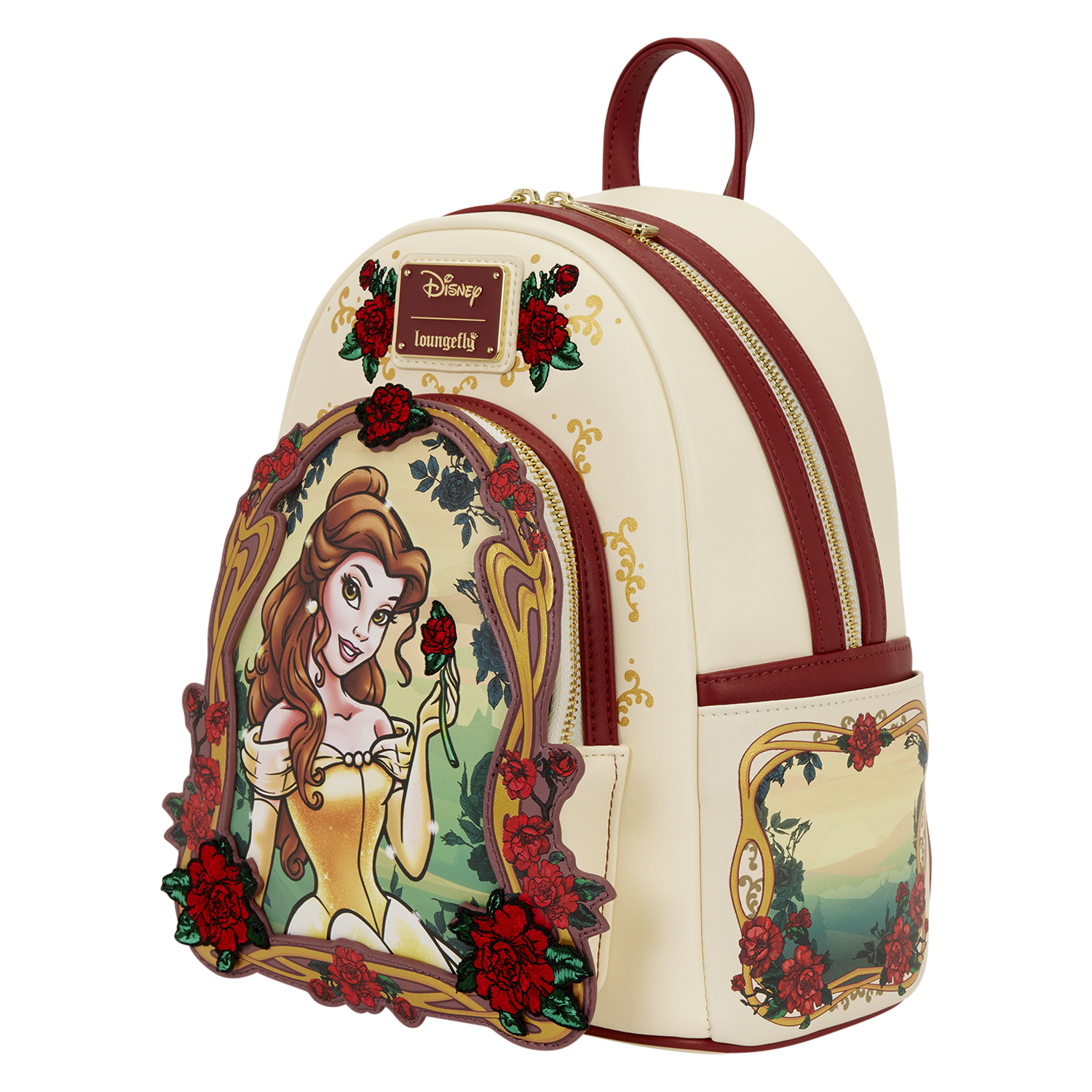 Beauty and the Beast Exclusive Belle Floral Mini Backpack - Image 4
