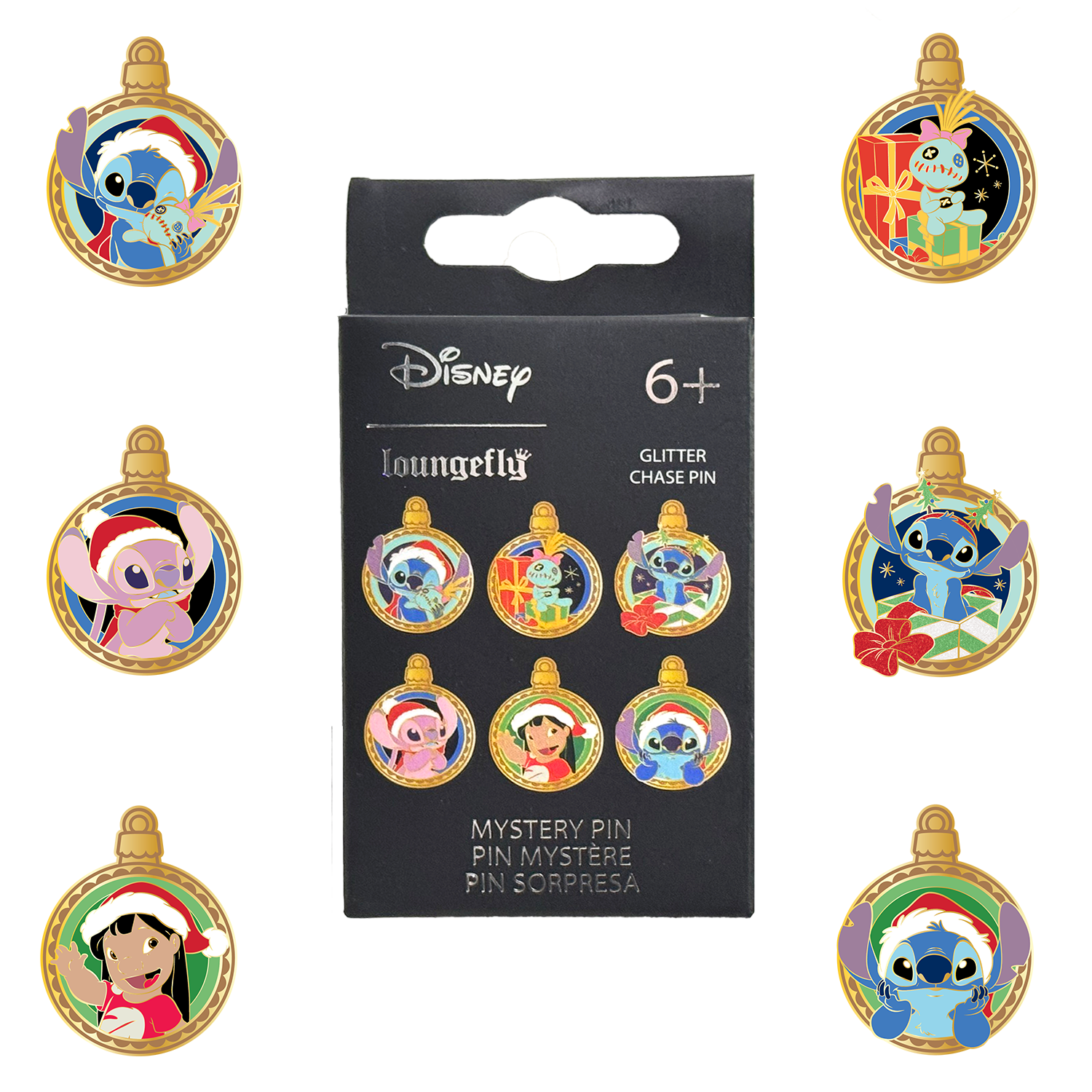 Lilo & Stitch Holiday Ornaments Mystery Box Pin