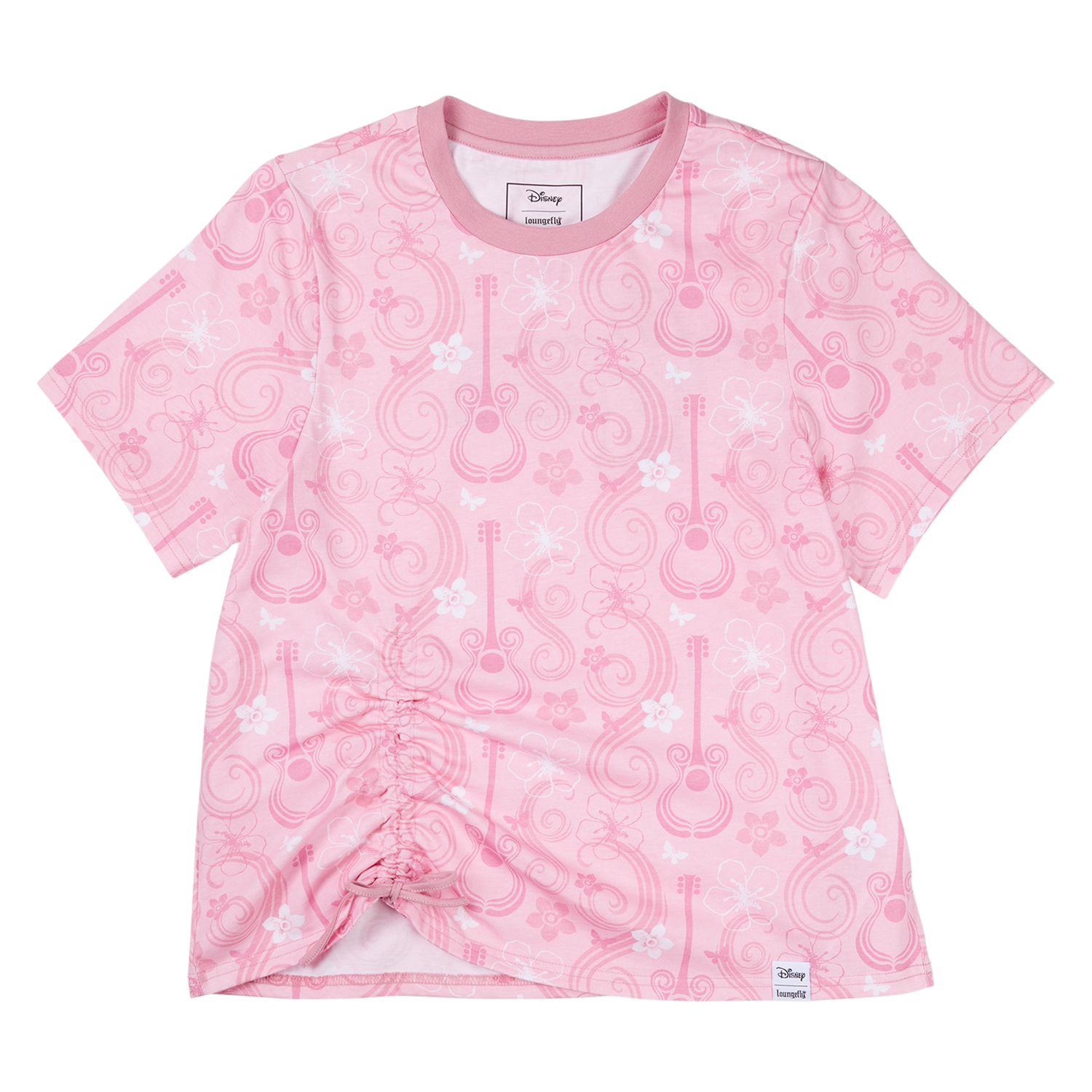 Hannah Montana Drawstring Hem All-Over Print Unisex Tee