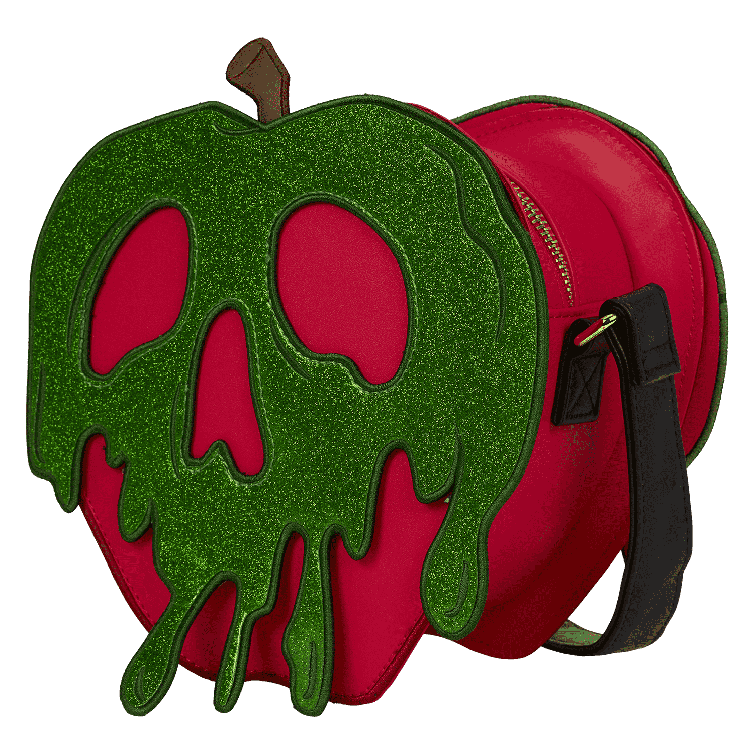 Snow White and the Seven Dwarfs Exclusive Evil Queen Poison Apple Glitter Crossbody Bag - Image 2