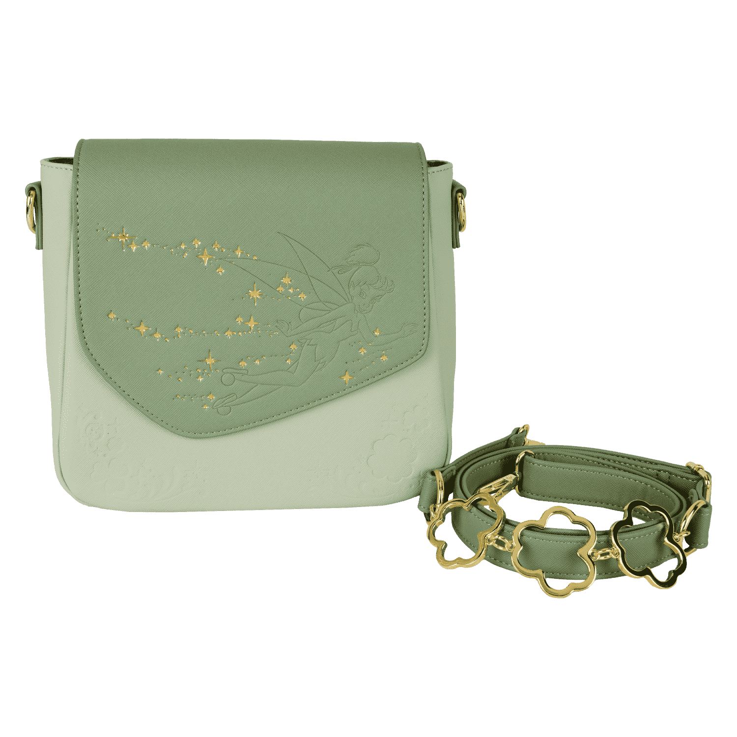 Peter Pan Tinker Bell Clover Crossbody Bag