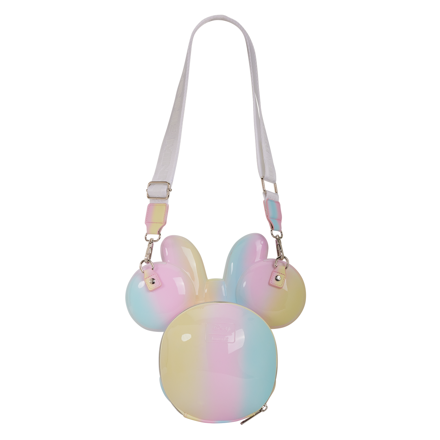 Minnie Mouse Pastel Tie-Dye Molded Figural Crossbody Bag - Image 4